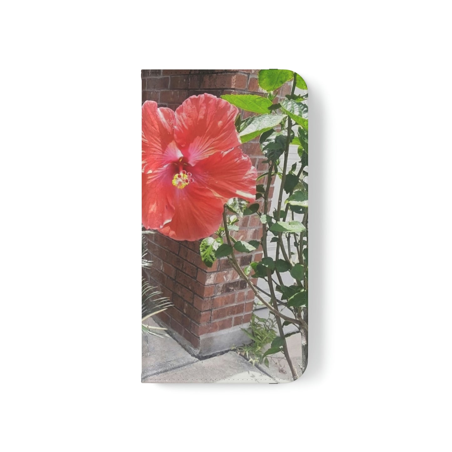 Peach Hibiscus | Folio Phone Case | High Bloom Collection | Life By Ortavia