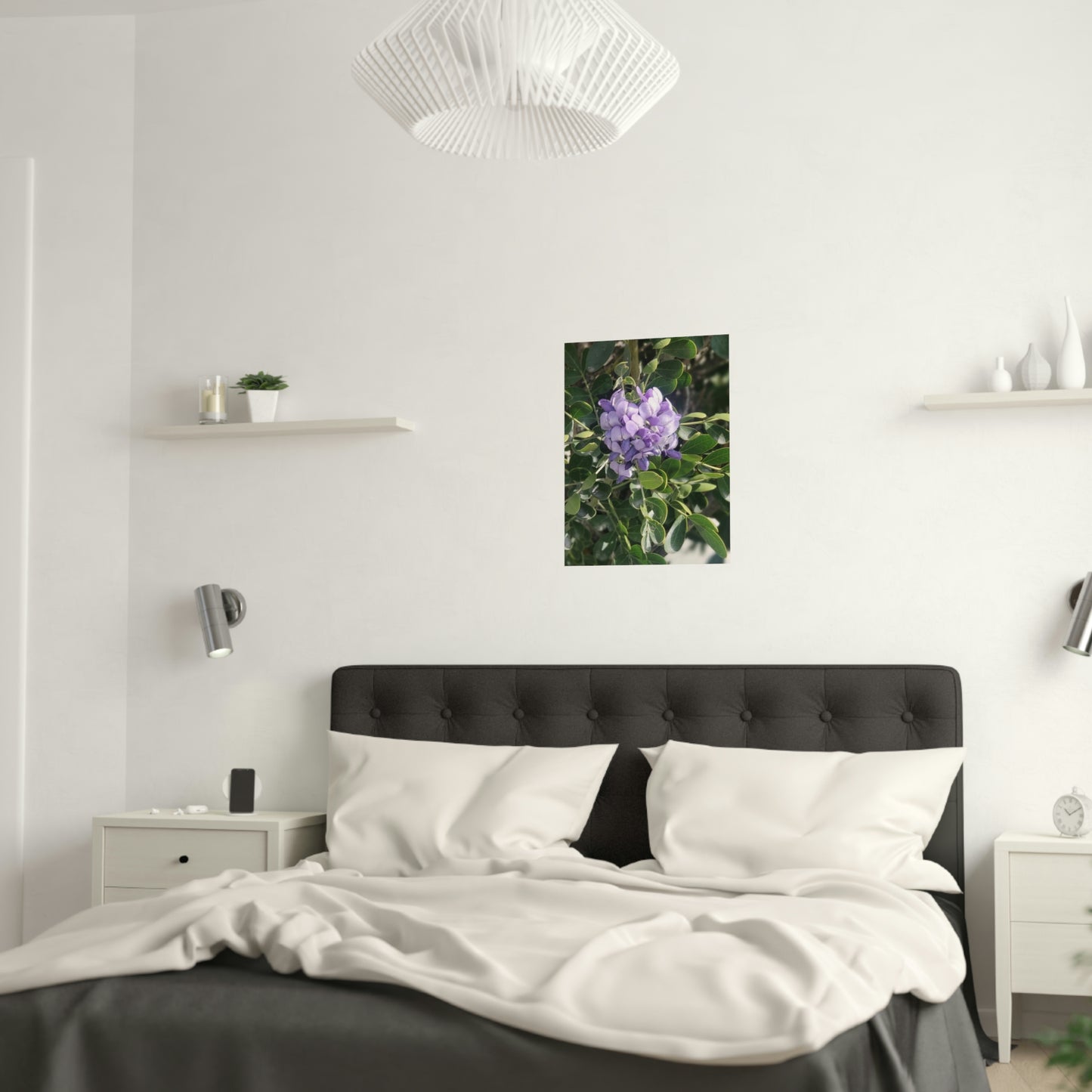 Purple Texas Mountain Laurel | Satin Posters (210gsm)