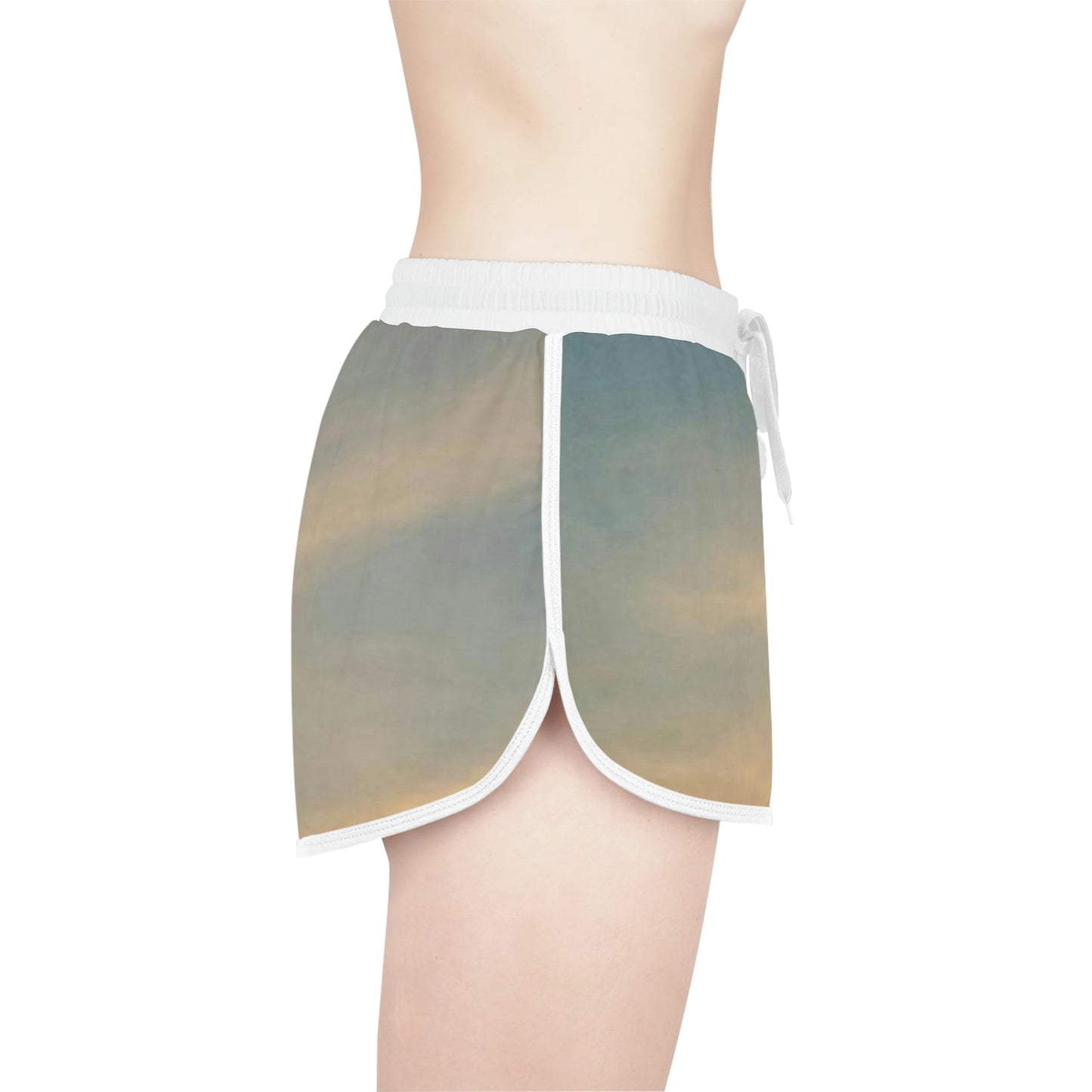 Pink/Blue Colored Women's Relaxed Shorts