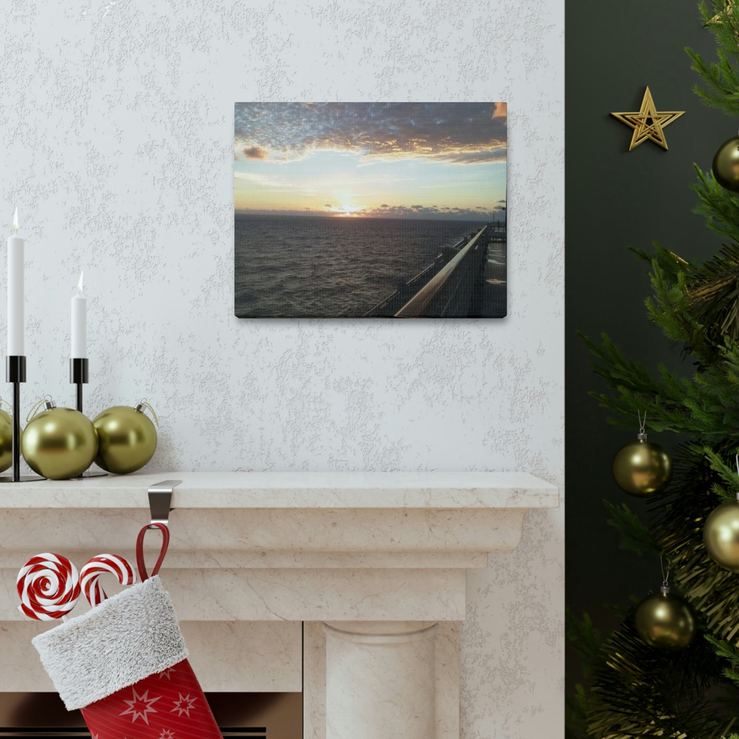 Sunrise In the Gulf of Mexico | Heavens Collection | Wall Art Print | Life By Ortavia