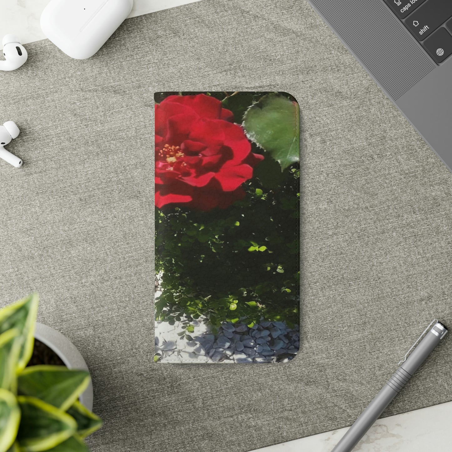 Europeana Red Rose | High Bloom Collection | Folio Phone Case | Life By Ortavia