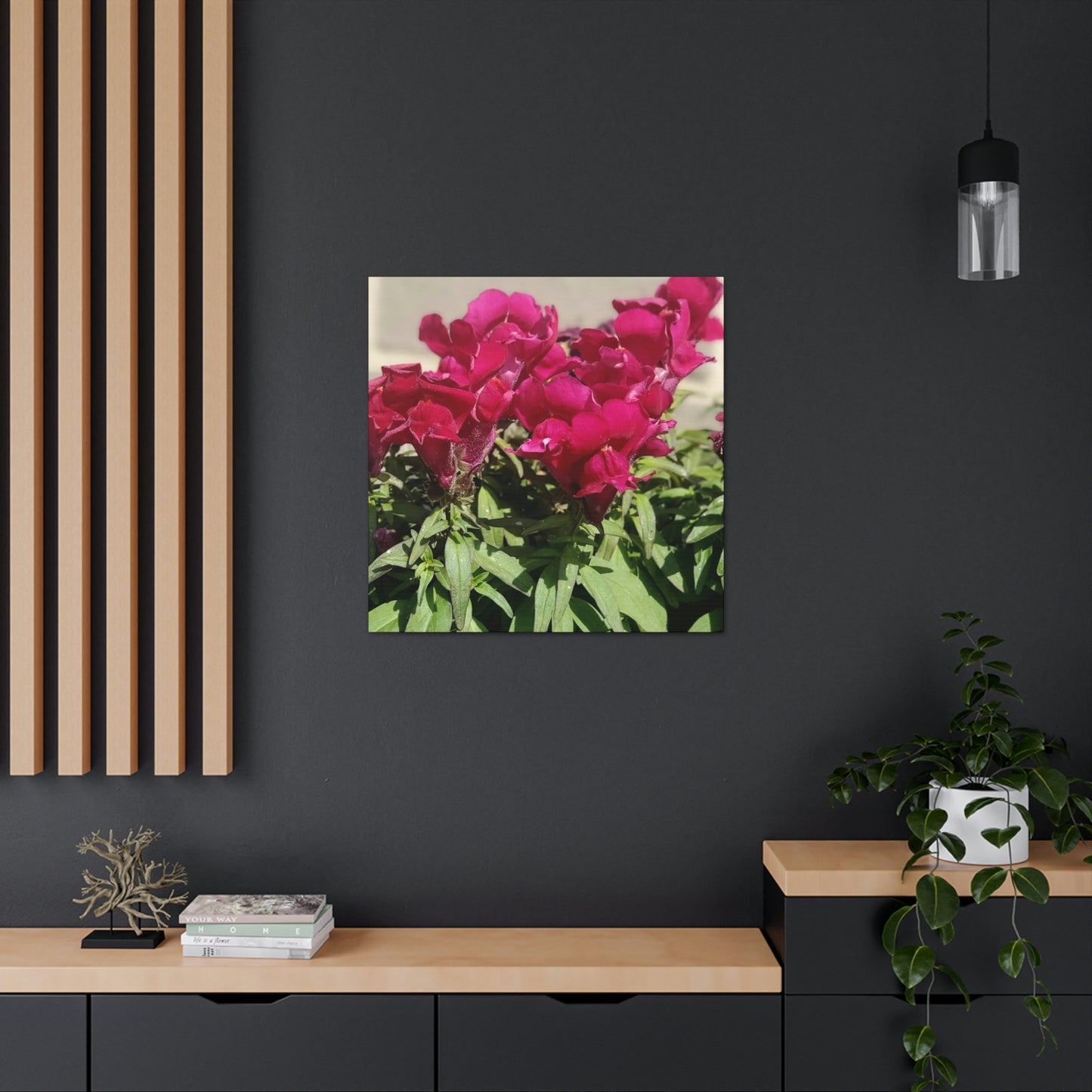 Magenta Snapdragon | Wall Art Canvas | High Bloom Collection | Life By Ortavia