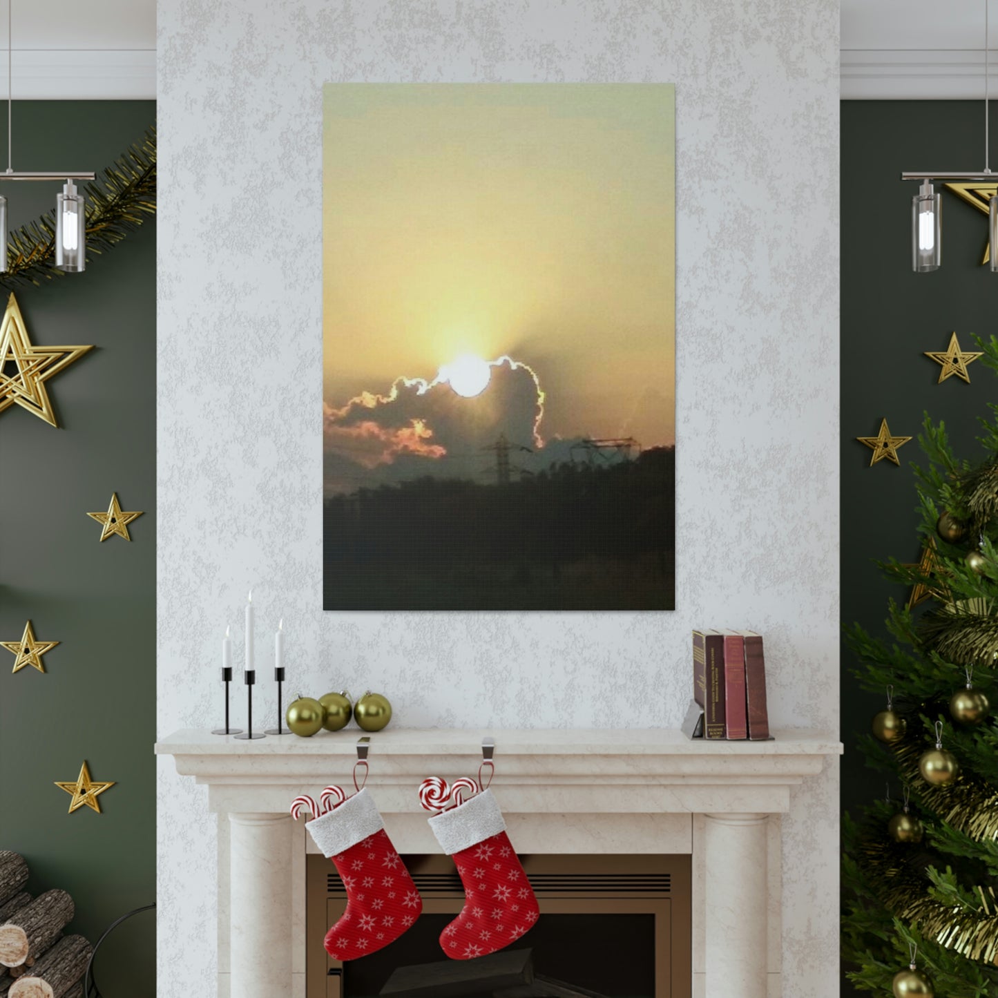 Sun in the Clouds | Wall Art Canvas | Heavens Collection | Life By Ortavia