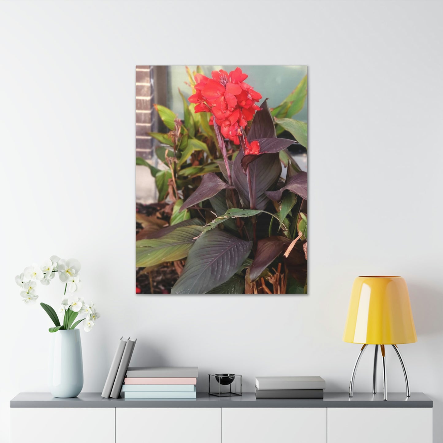 Red Canna | High Bloom Collection | Wall Art Print | Life By Ortavia