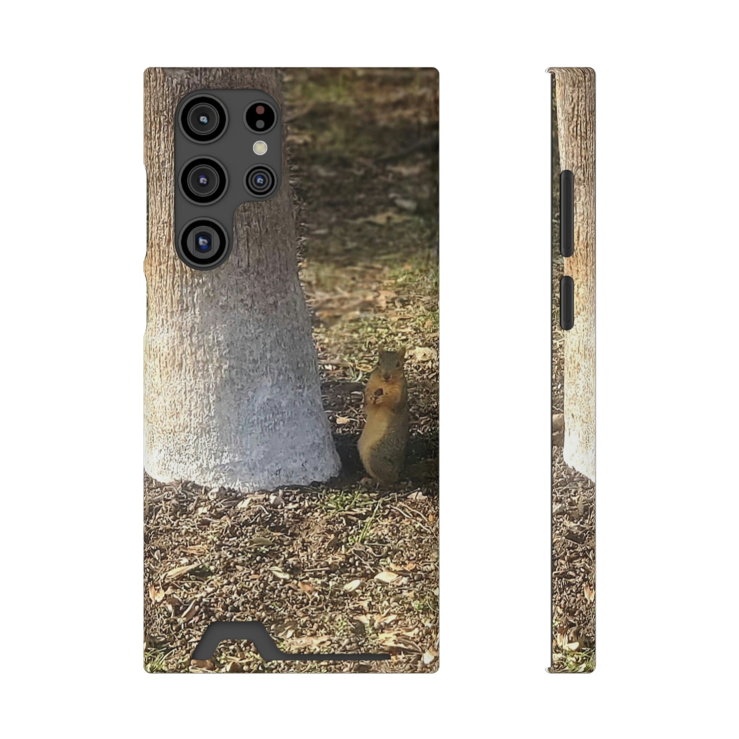 Squirrel and A Nut | Phone Case with Card Holder | Urban Geographic Collection | Life By Ortavia