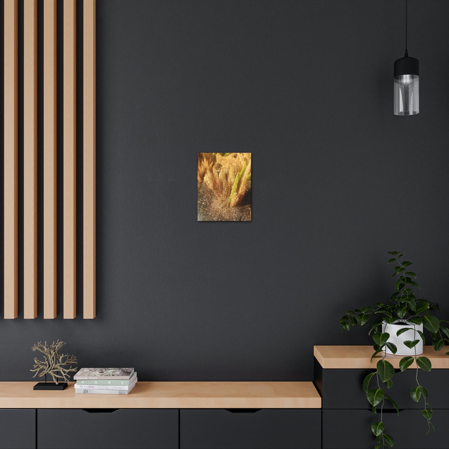 Golden Foxtail Fern | Wall Art Canvas | High Bloom Collection | Life By Ortavia
