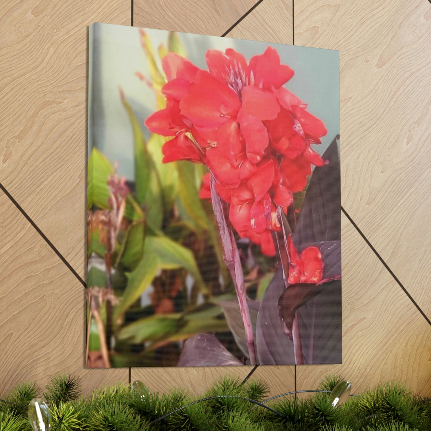Red Canna | High Bloom Collection | Wall Art Print | Life By Ortavia