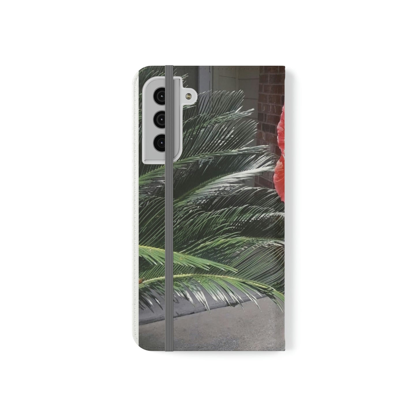 Peach Hibiscus | Folio Phone Case | High Bloom Collection | Life By Ortavia