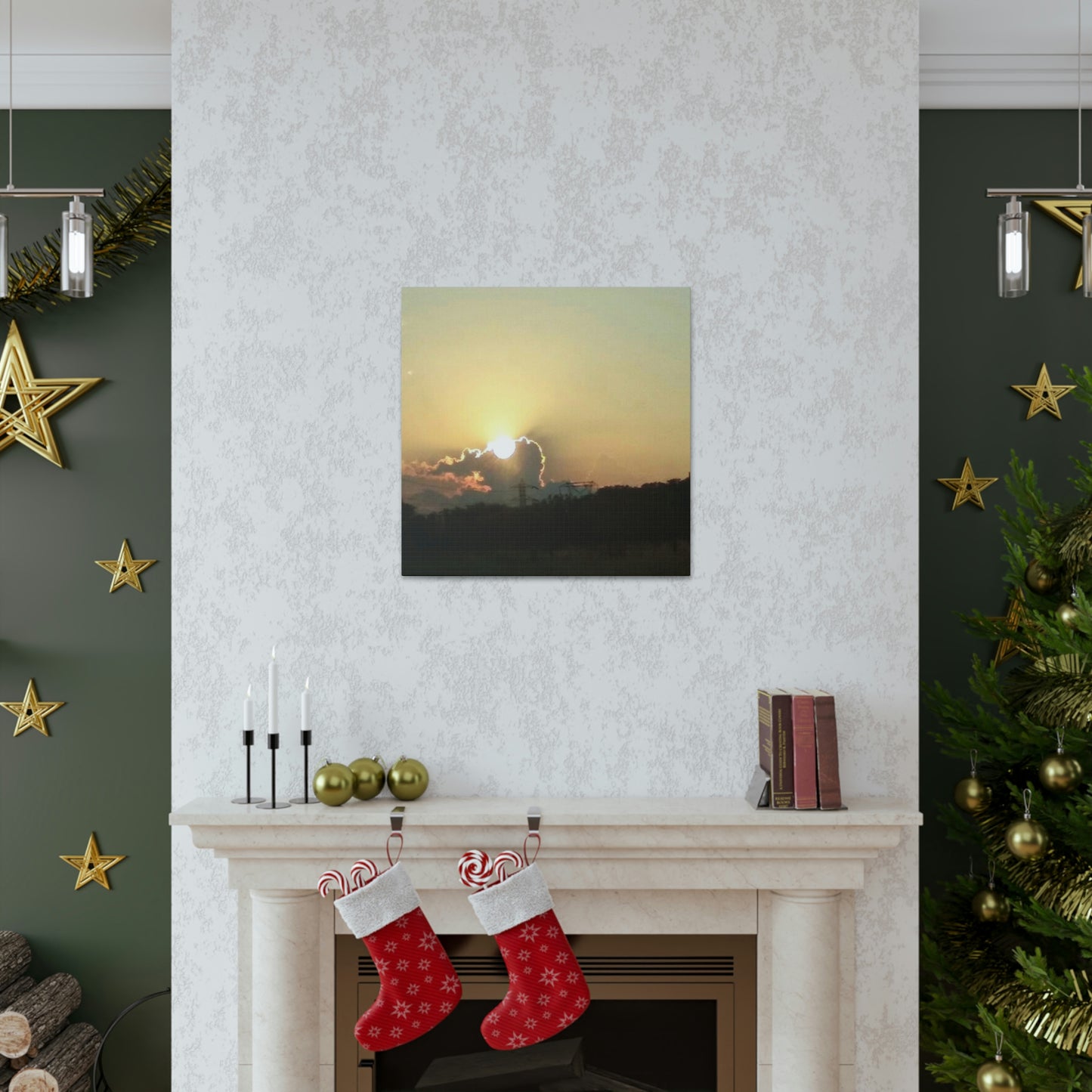 Sun in the Clouds | Wall Art Canvas | Heavens Collection | Life By Ortavia