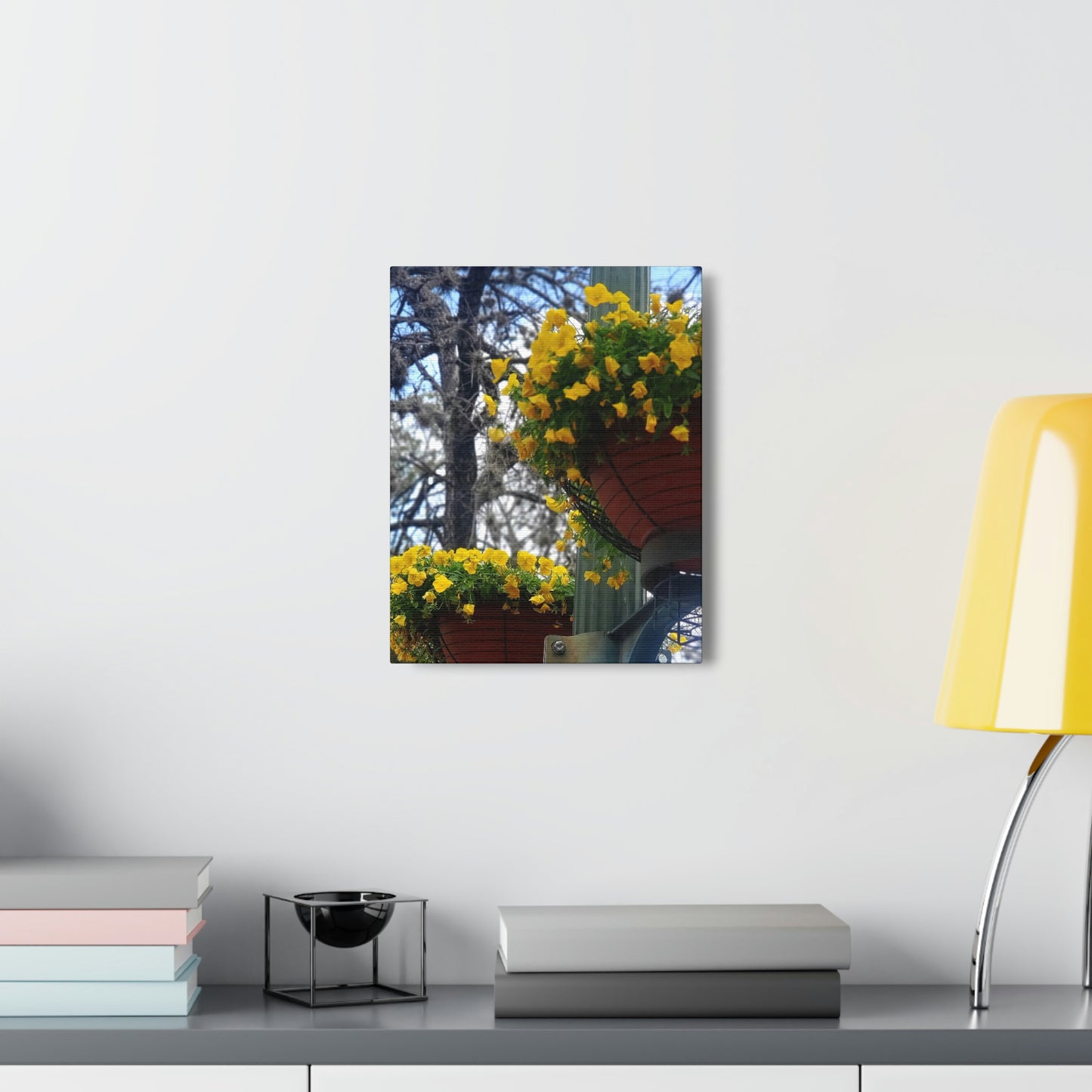 Yellow Pansies Downtown | Wall Art Canvas | High Bloom Collection | Life By Ortavia