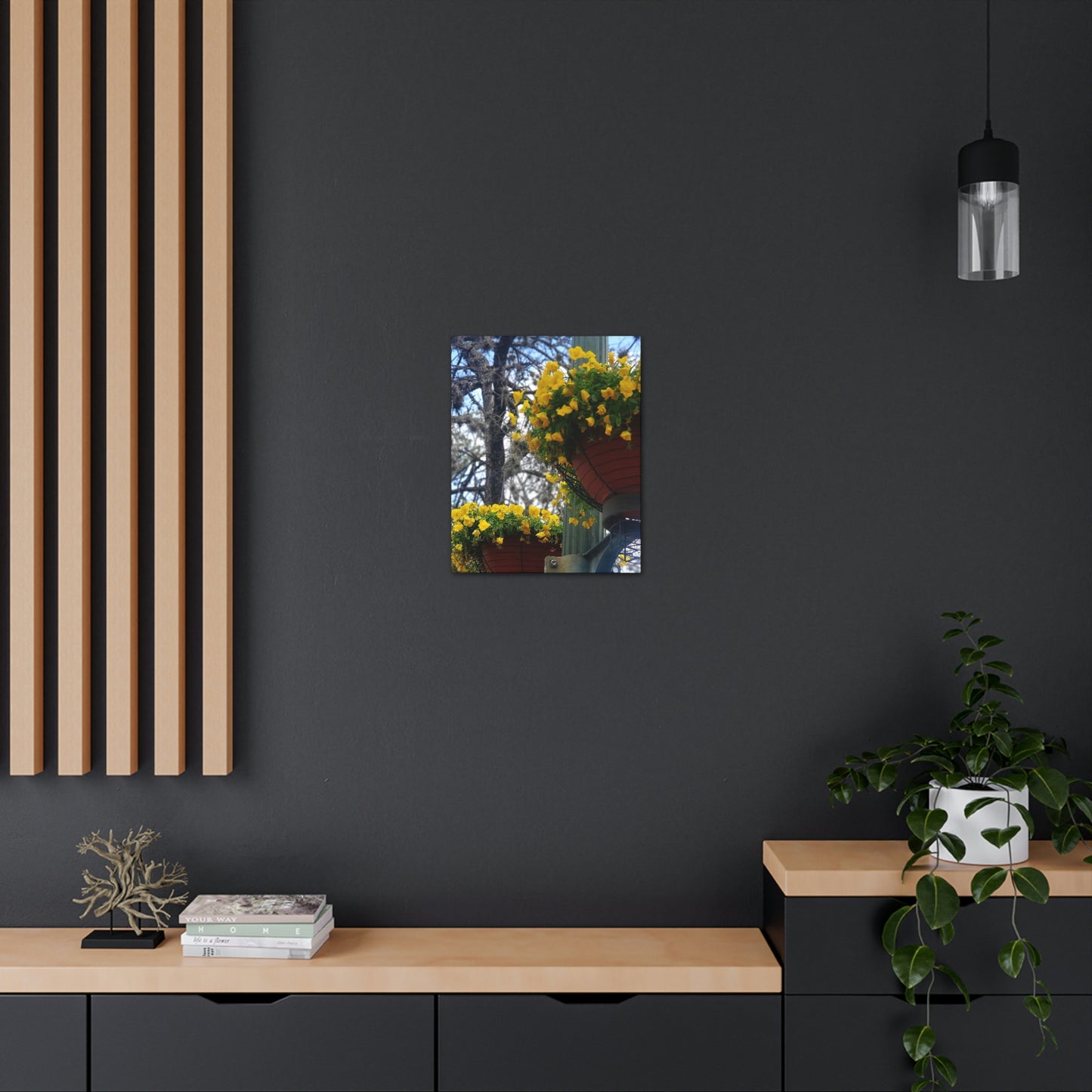 Yellow Pansies Downtown | Wall Art Canvas | High Bloom Collection | Life By Ortavia