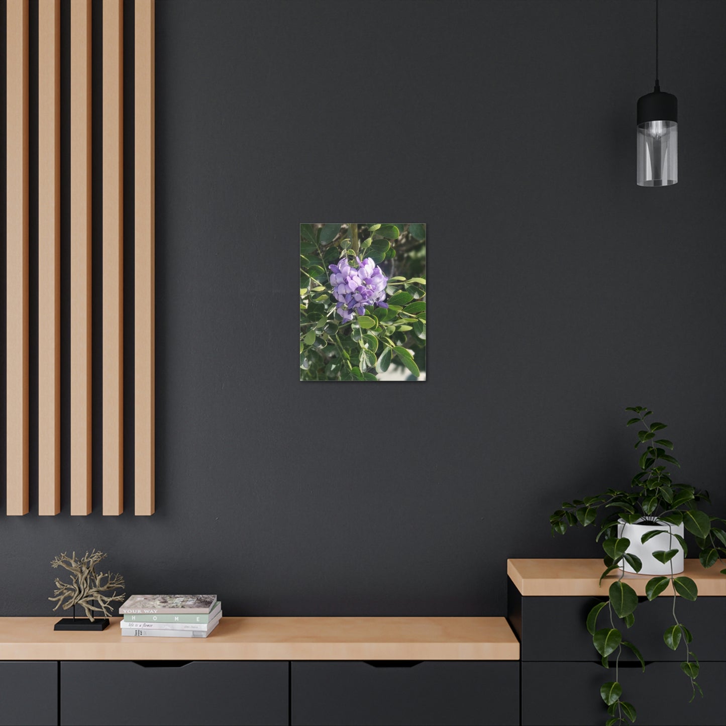 Purple Texas Mountain Laurel | Wall Art Canvas