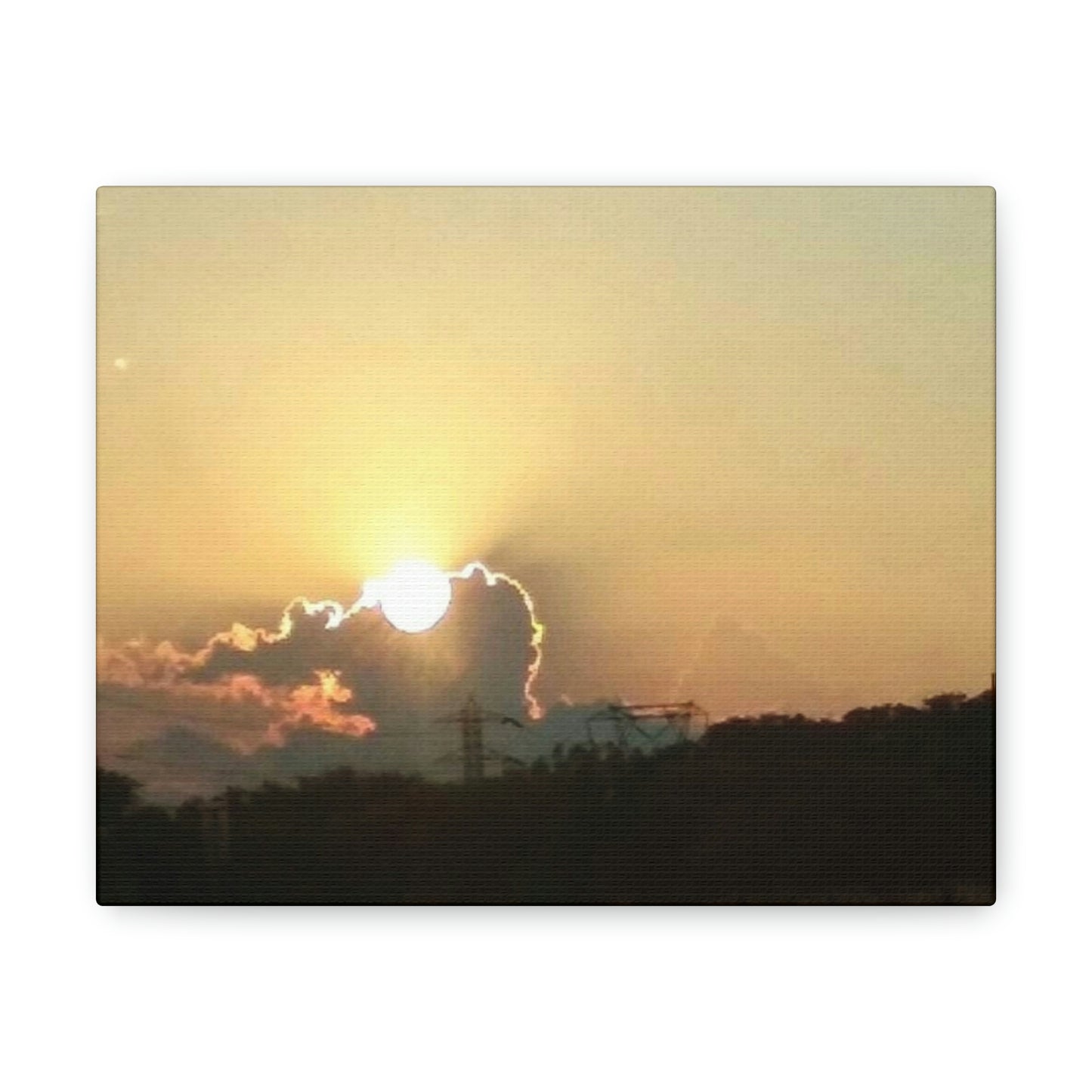 Sun in the Clouds | Wall Art Canvas | Heavens Collection | Life By Ortavia
