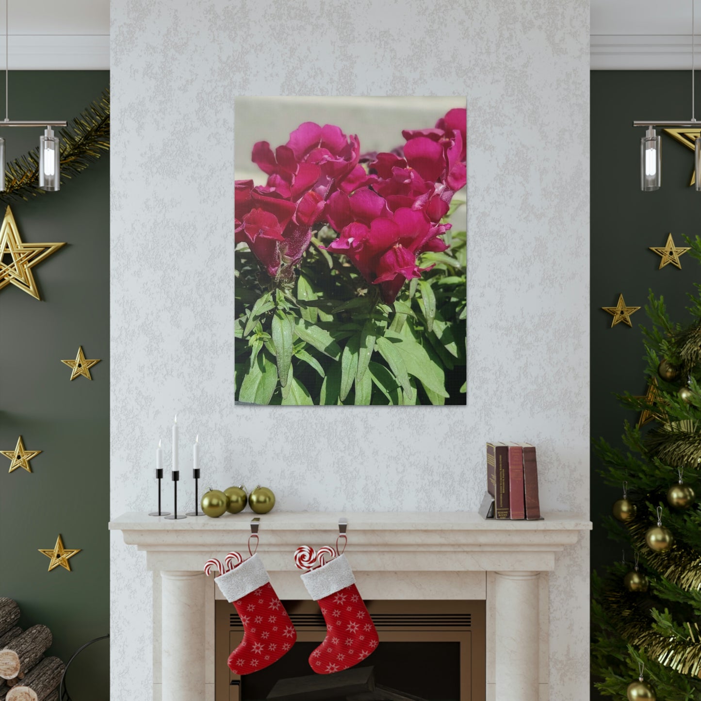 Magenta Snapdragon | Wall Art Canvas | High Bloom Collection | Life By Ortavia