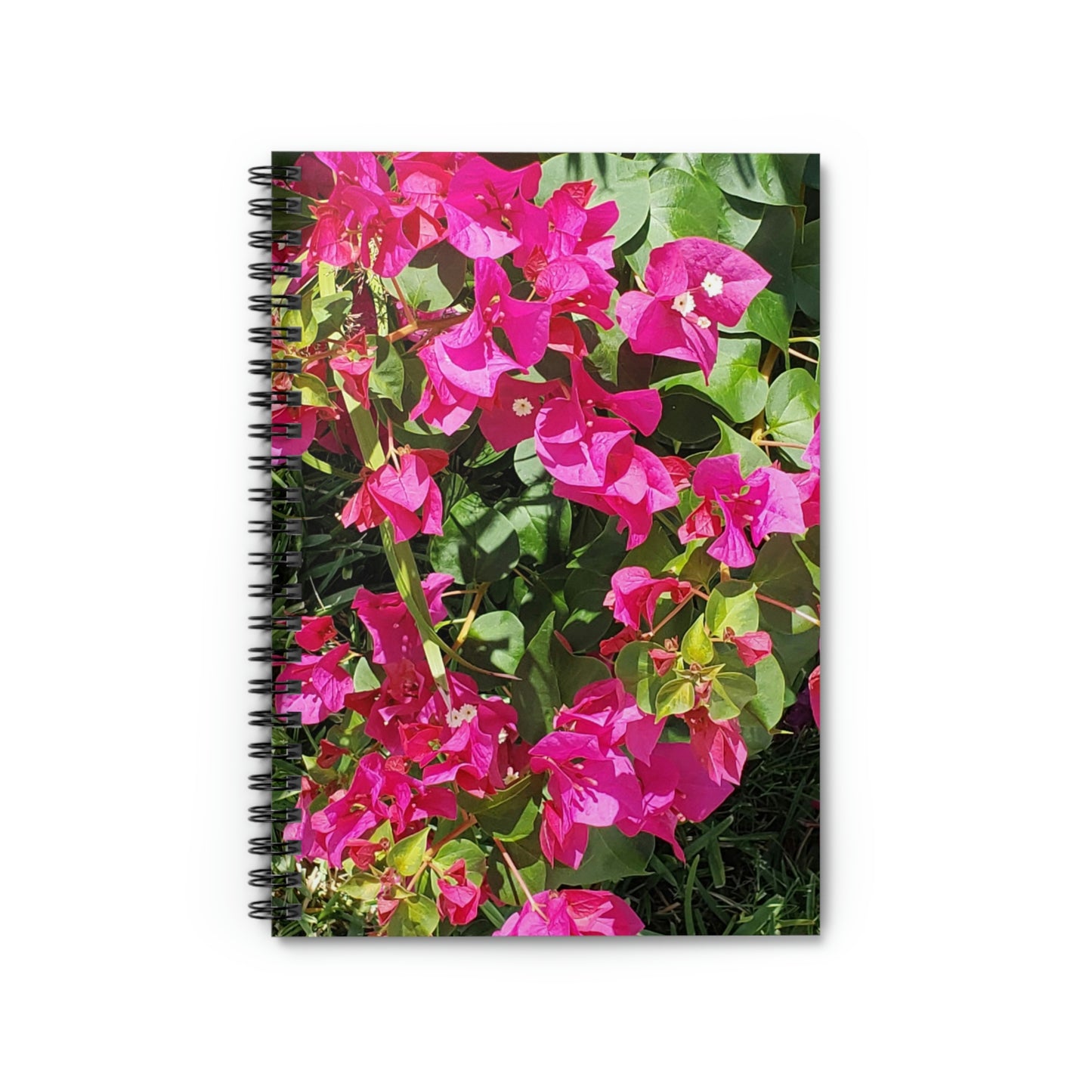 Hot Pink Bougainvillea | Spiral Notebook 118 pg Ruled | High Bloom Collection | Life By Ortavia