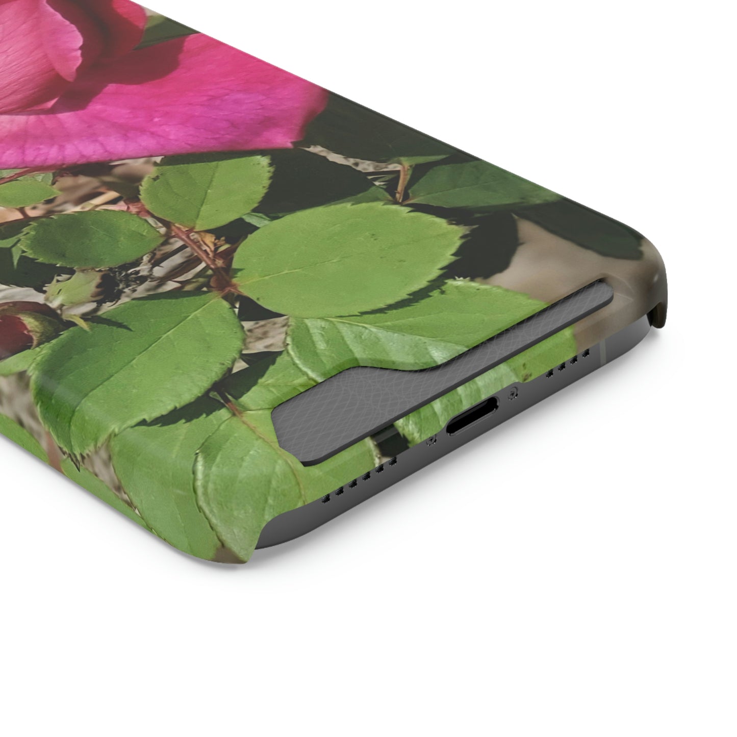Dear Pink Rosa | Phone Case with Card Holder | High Bloom Collection | Life By Ortavia