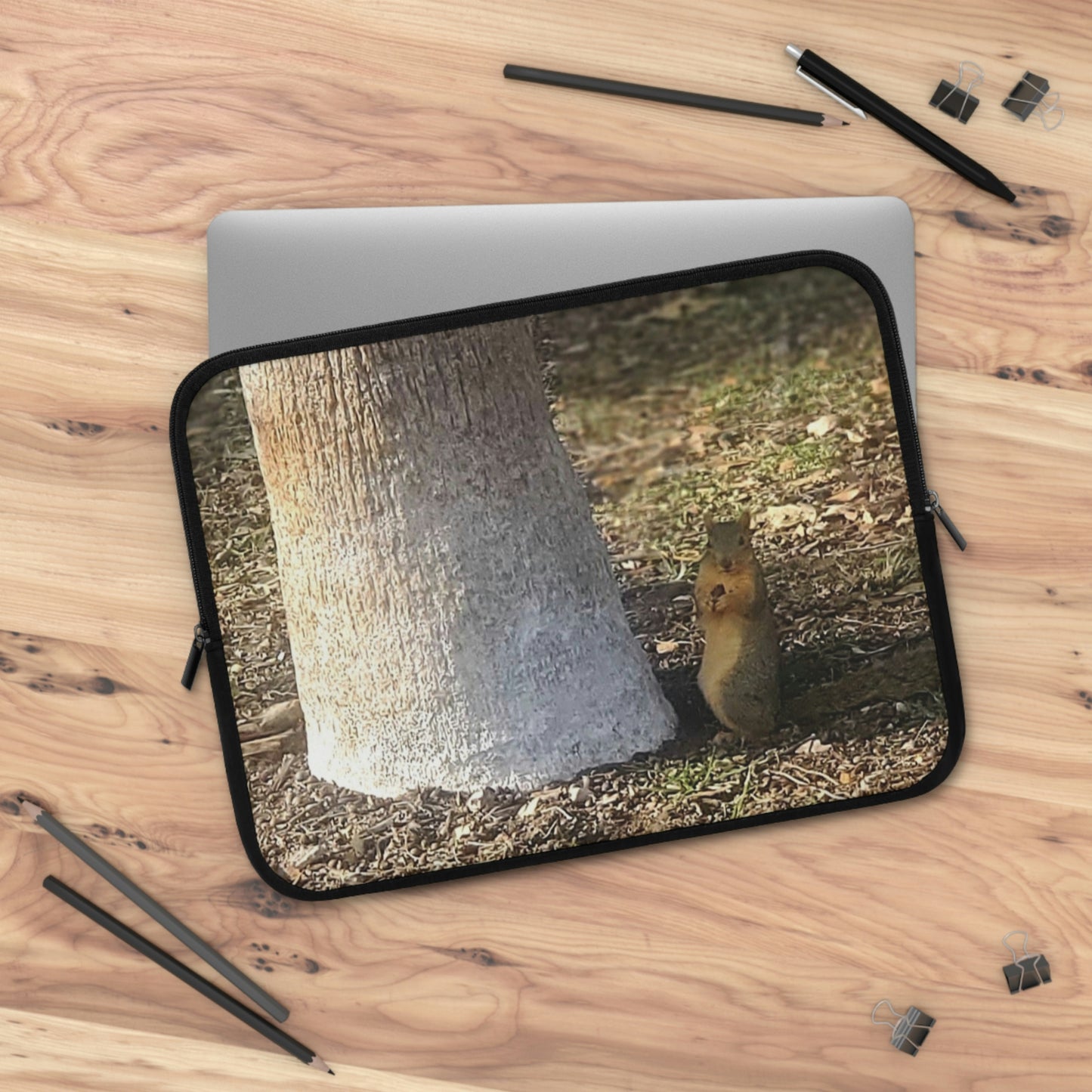 Squirrel and A Nut | Laptop Sleeve 7 Inch 10 Inch 13 Inch 15 Inch 17 Inch | Urban Geographic Collection | Life By Ortavia
