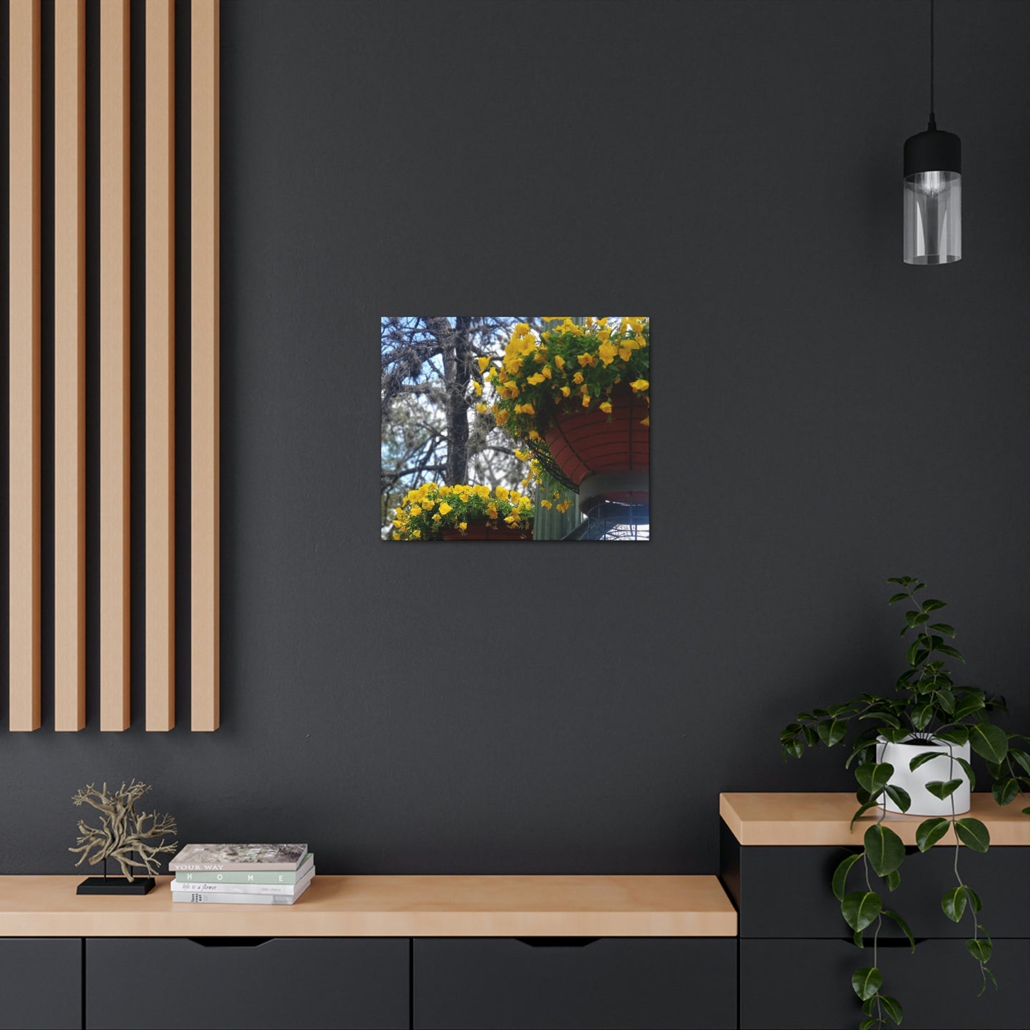 Yellow Pansies Downtown | Wall Art Canvas | High Bloom Collection | Life By Ortavia