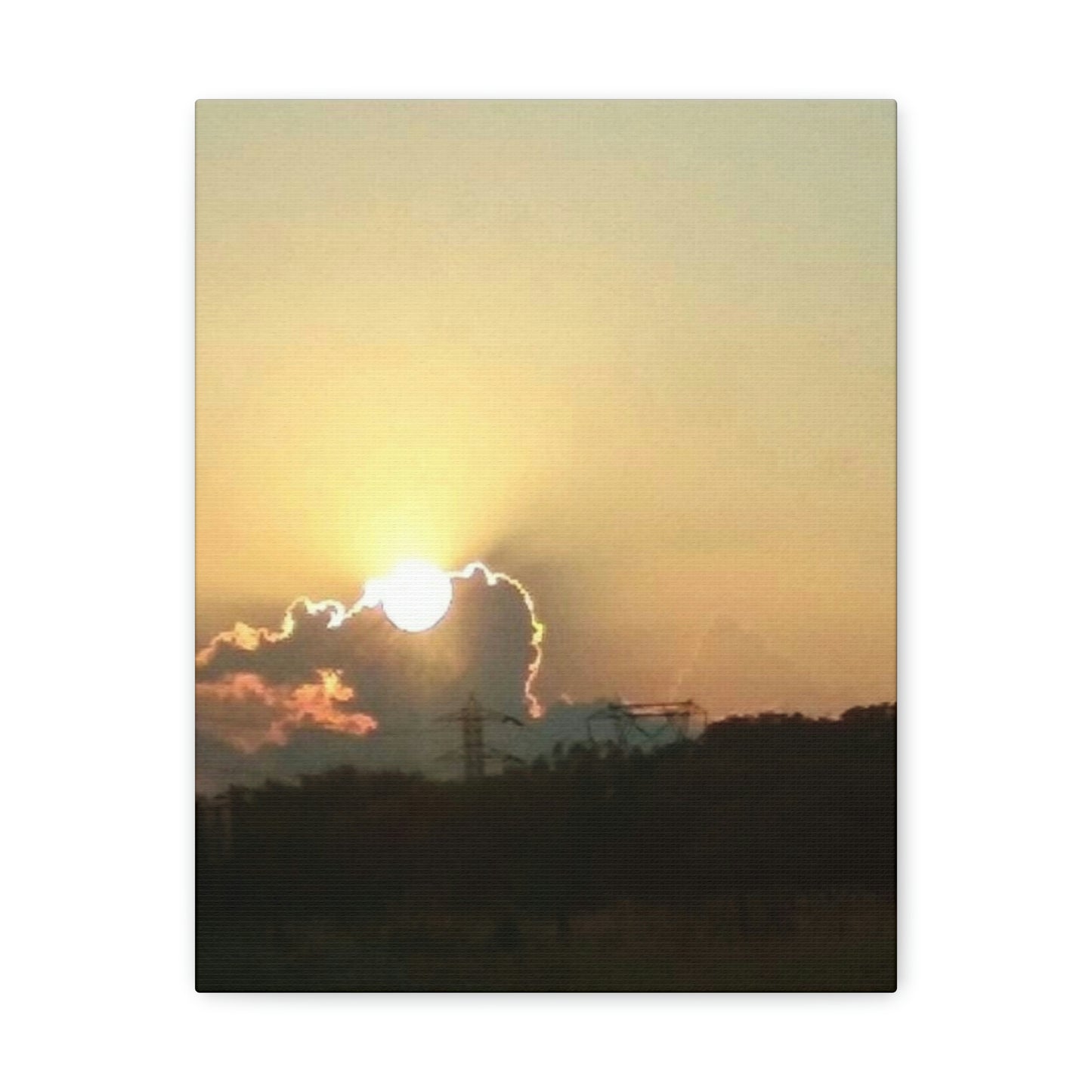 Sun in the Clouds | Wall Art Canvas | Heavens Collection | Life By Ortavia