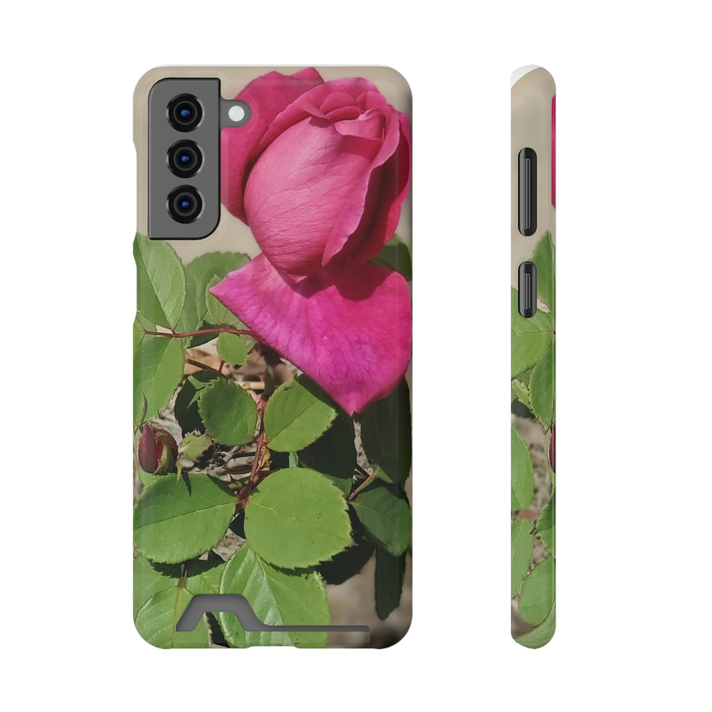Dear Pink Rosa | Phone Case with Card Holder | High Bloom Collection | Life By Ortavia