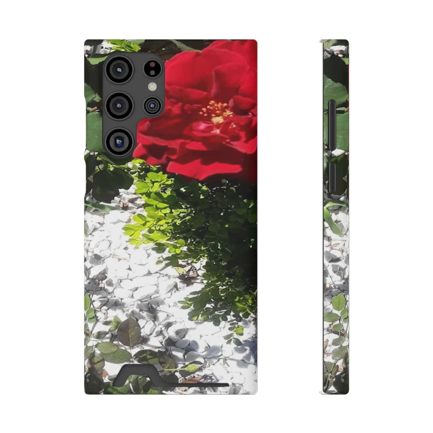 Europeana Red Rose | Phone Case with Card Holder | High Bloom Collection | Life By Ortavia