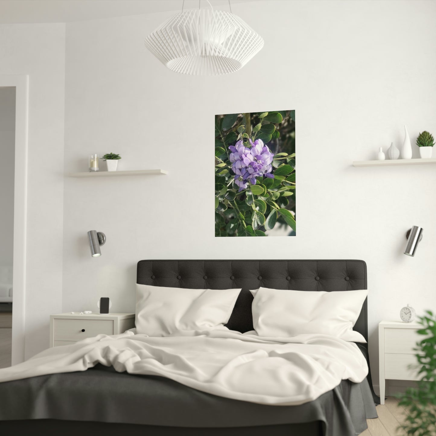 Purple Texas Mountain Laurel | Satin Posters (210gsm)