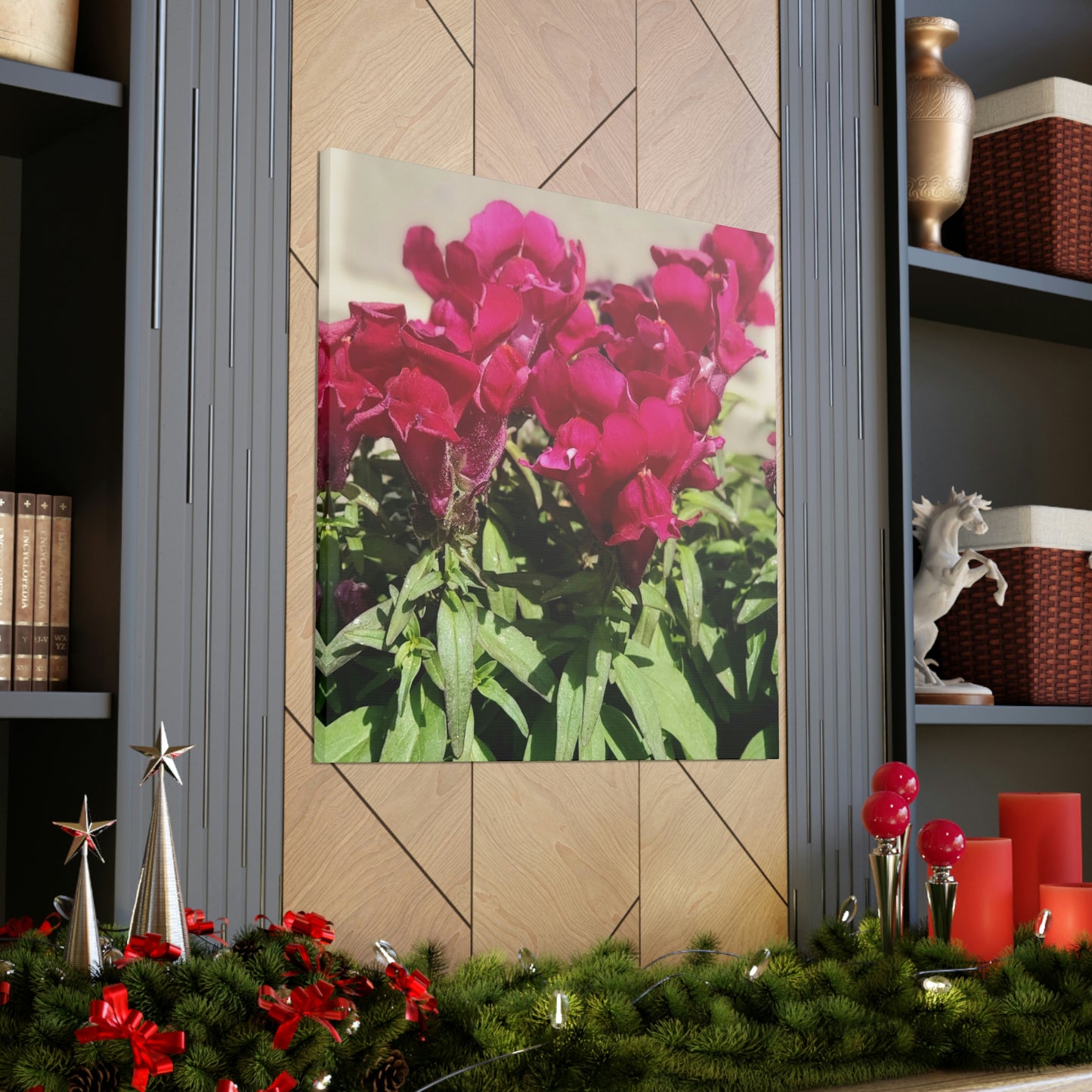Magenta Snapdragon | Wall Art Canvas | High Bloom Collection | Life By Ortavia