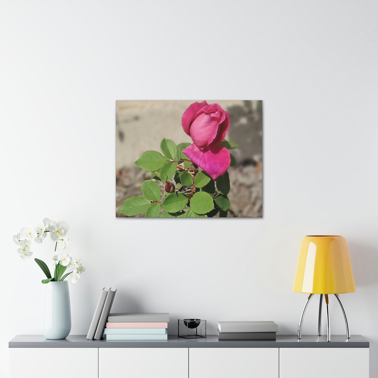 Dear Pink Rosa | High Bloom Collection | Canvas | Life By Ortavia