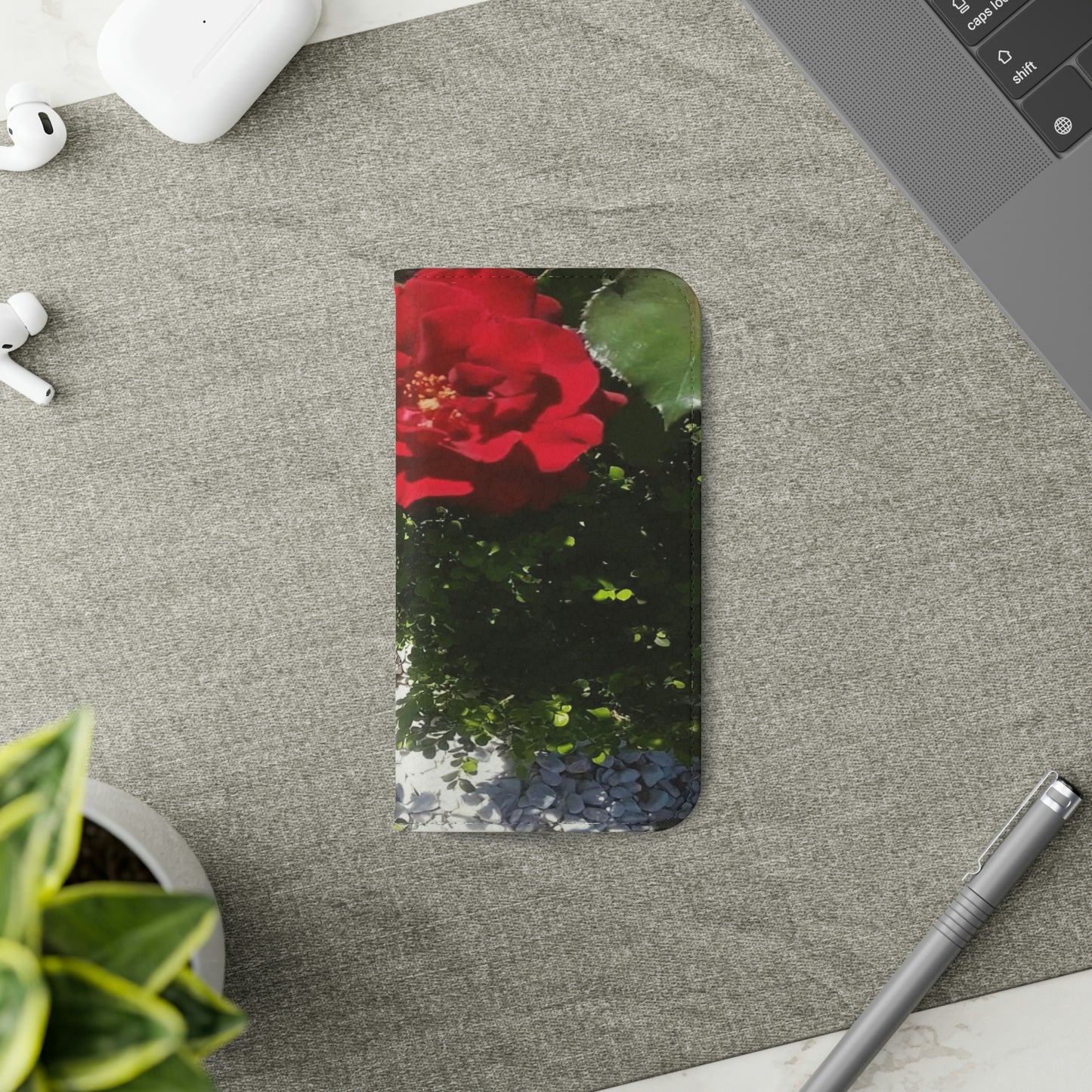 Europeana Red Rose | High Bloom Collection | Folio Phone Case | Life By Ortavia