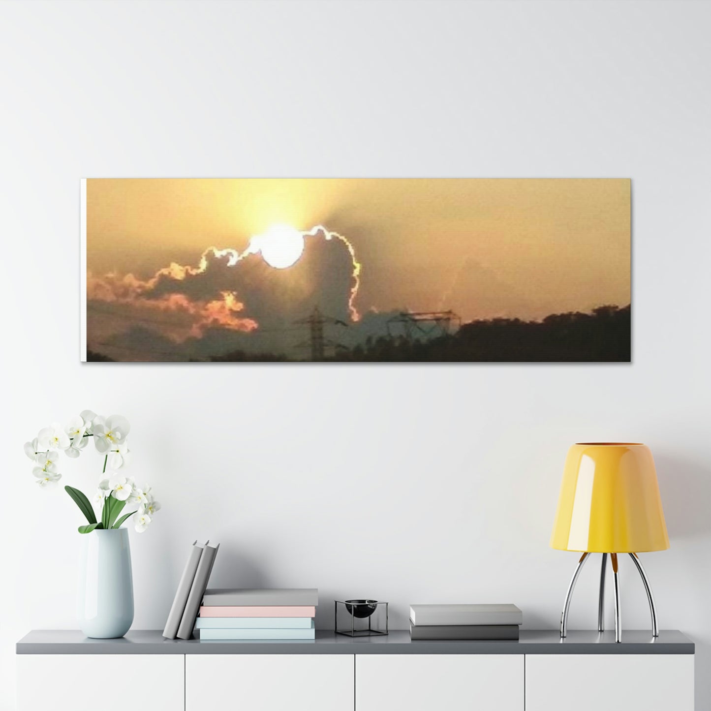 Sun in the Clouds | Wall Art Canvas | Heavens Collection | Life By Ortavia