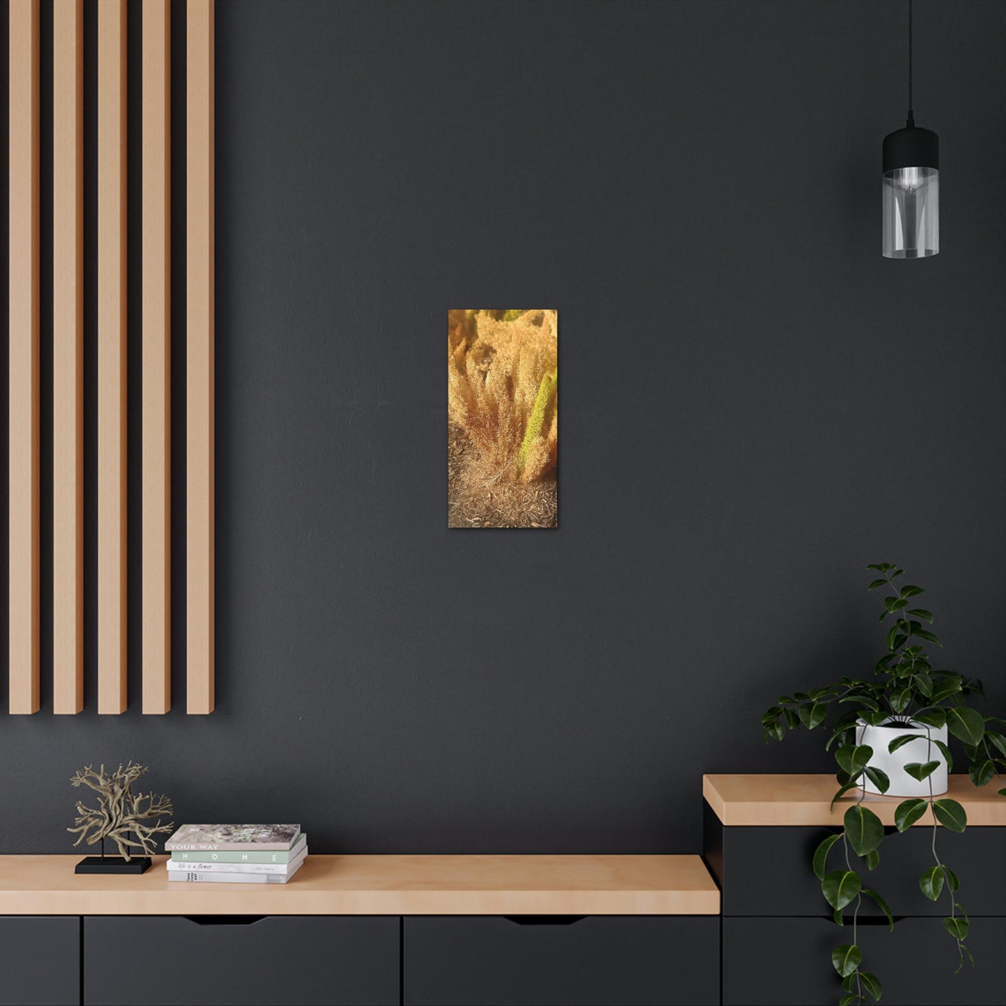 Golden Foxtail Fern | Wall Art Canvas | High Bloom Collection | Life By Ortavia
