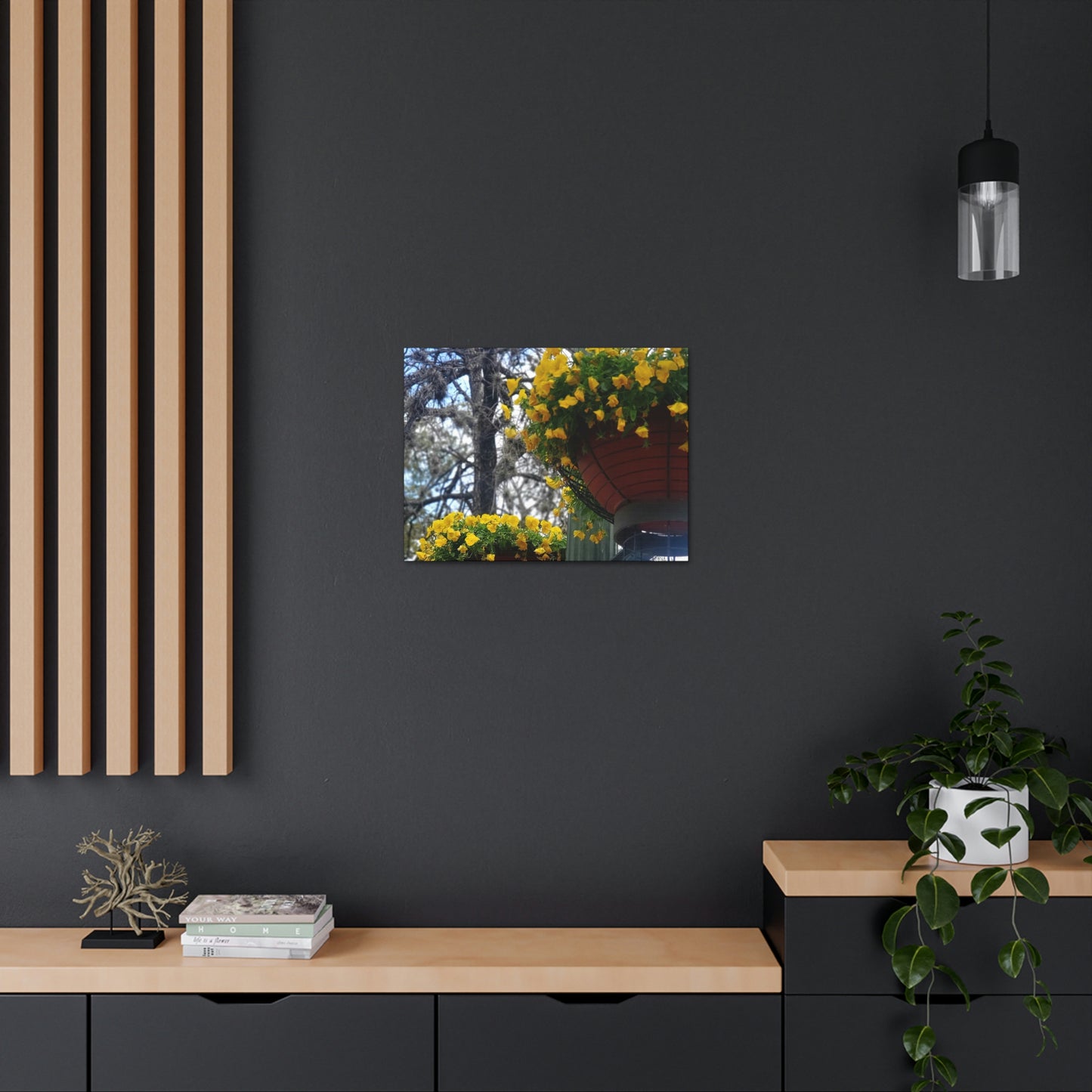Yellow Pansies Downtown | Wall Art Canvas | High Bloom Collection | Life By Ortavia