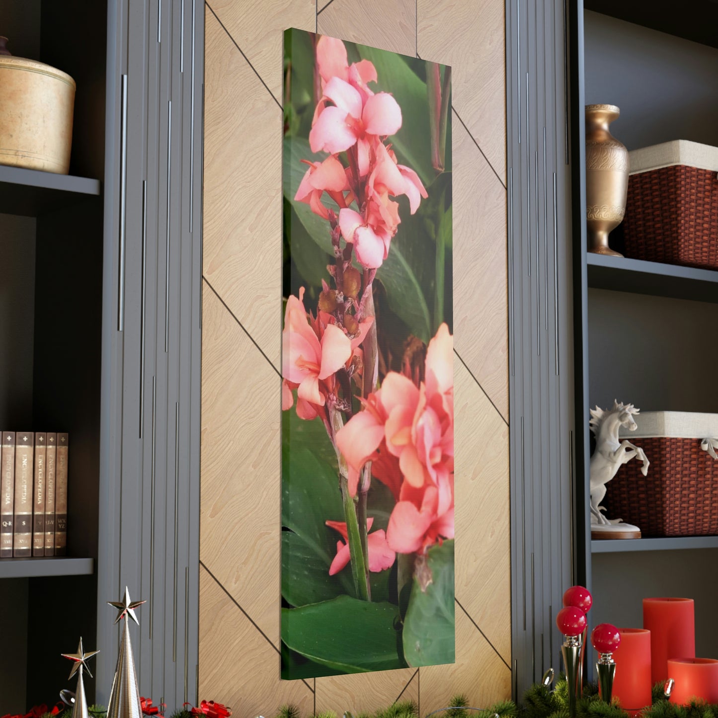 Art Prints & Wall Art, Canvas Gallery with Pink Canna Flower