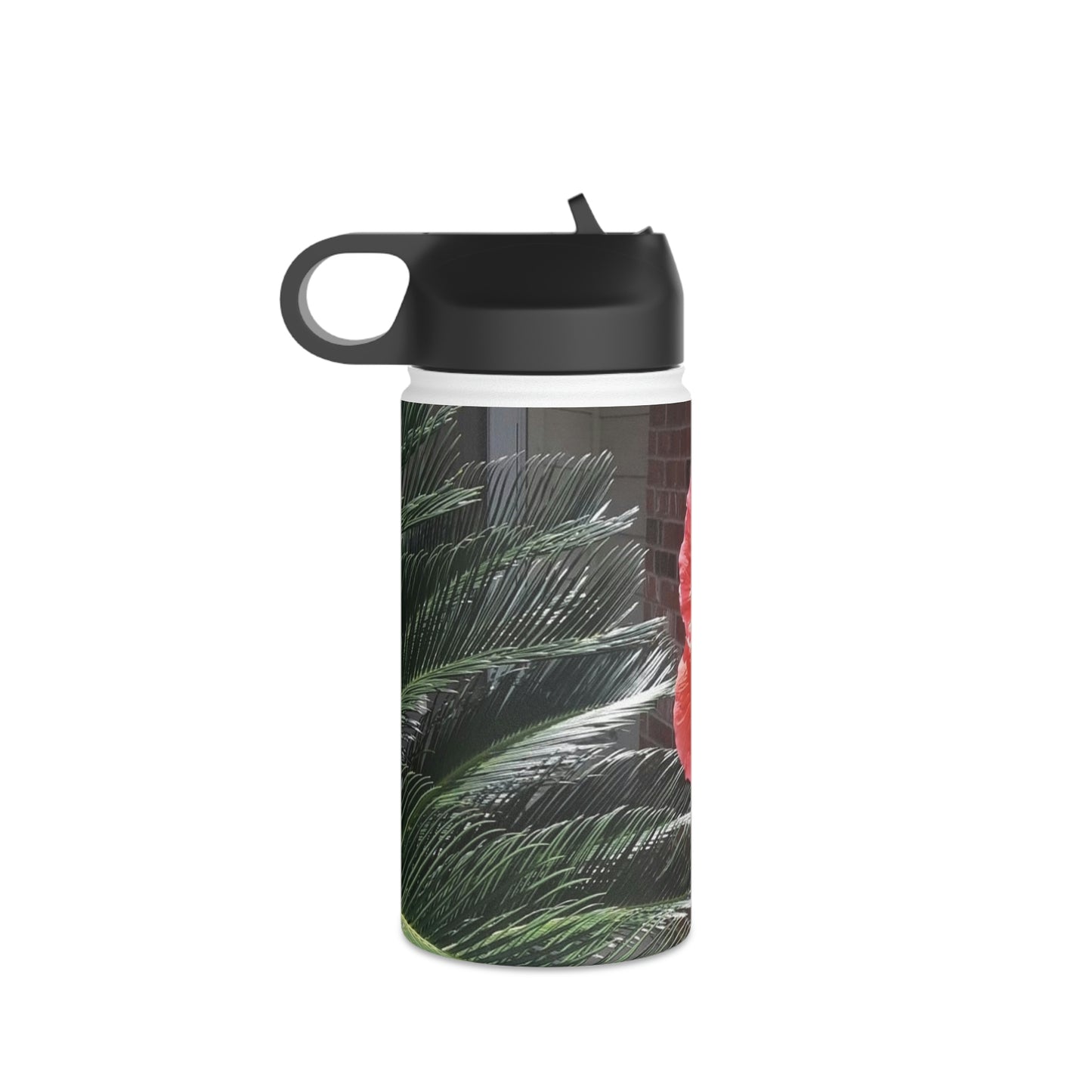 Peach Hibiscus | Stainless Steel Water Bottle, Standard Lid | High Bloom Collection | Life By Ortavia