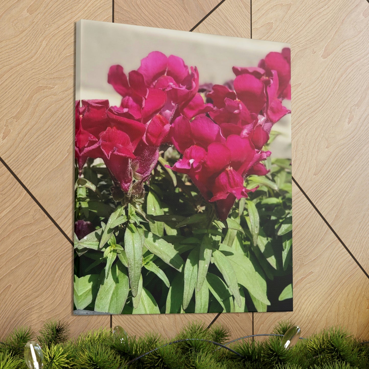Magenta Snapdragon | Wall Art Canvas | High Bloom Collection | Life By Ortavia