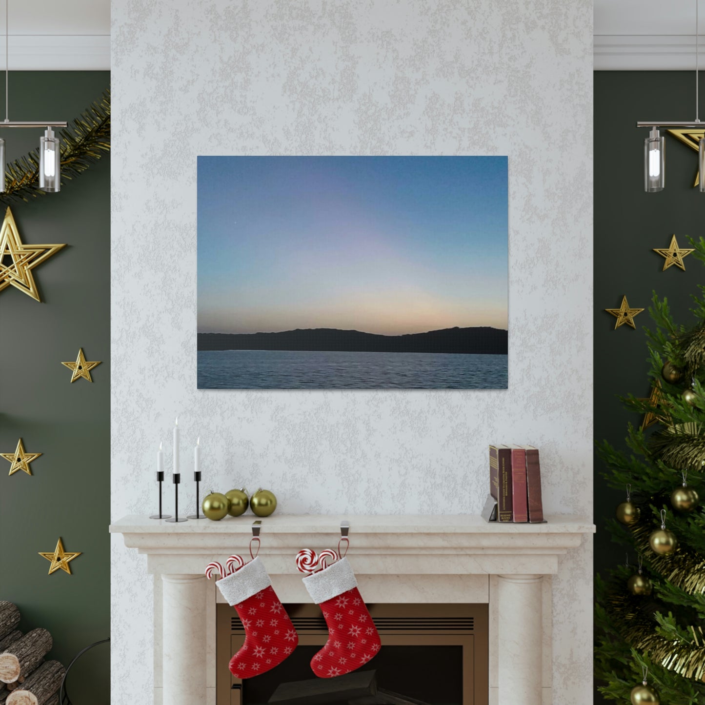 Art Prints & Wall Art, Canvas Gallery Wraps with Night At the Lake Signature Art Print