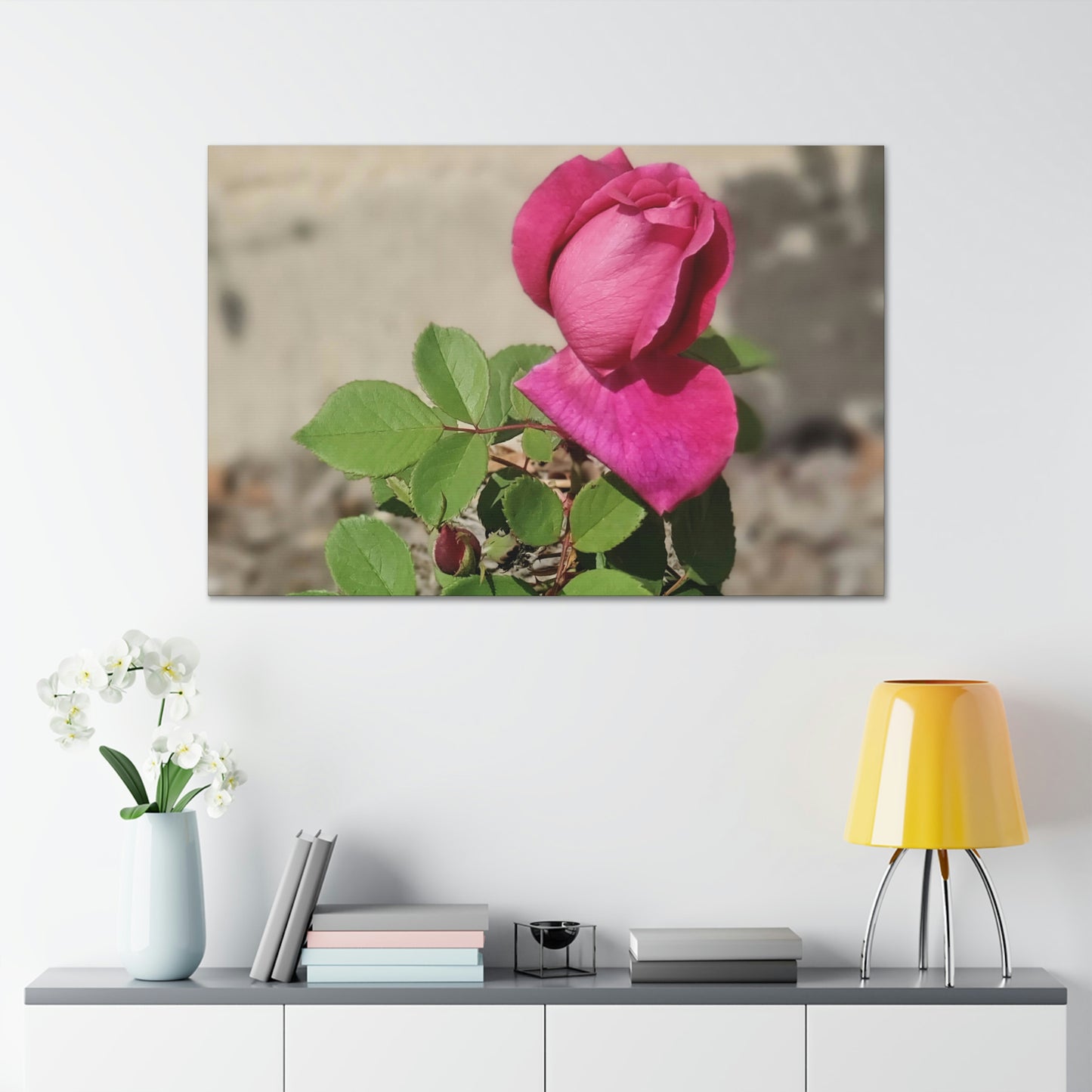 Dear Pink Rosa | High Bloom Collection | Canvas | Life By Ortavia