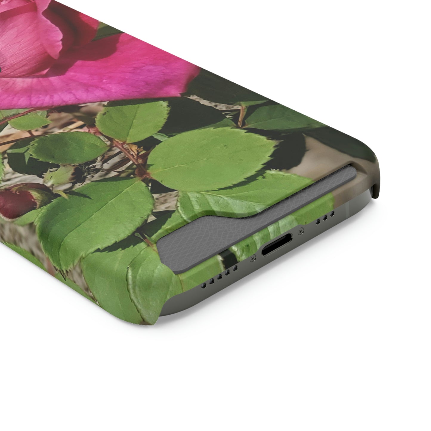 Dear Pink Rosa | Phone Case with Card Holder | High Bloom Collection | Life By Ortavia