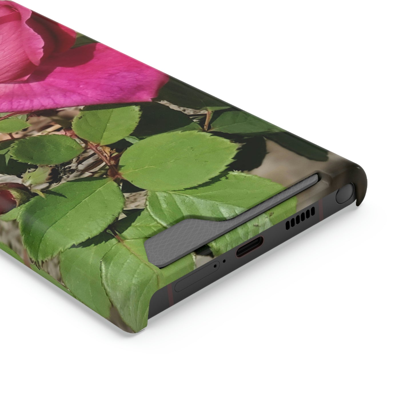 Dear Pink Rosa | Phone Case with Card Holder | High Bloom Collection | Life By Ortavia