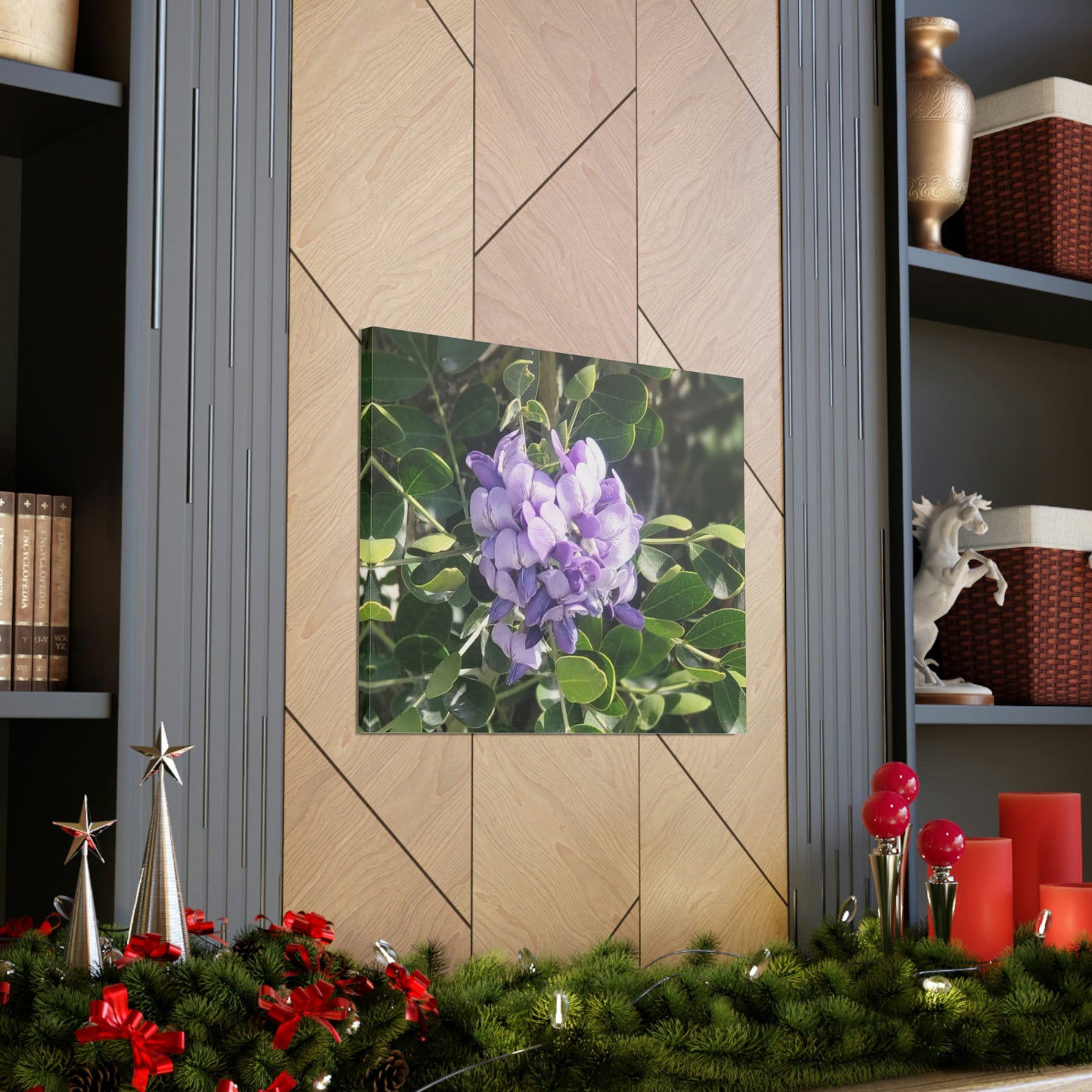 Purple Texas Mountain Laurel | Wall Art Canvas
