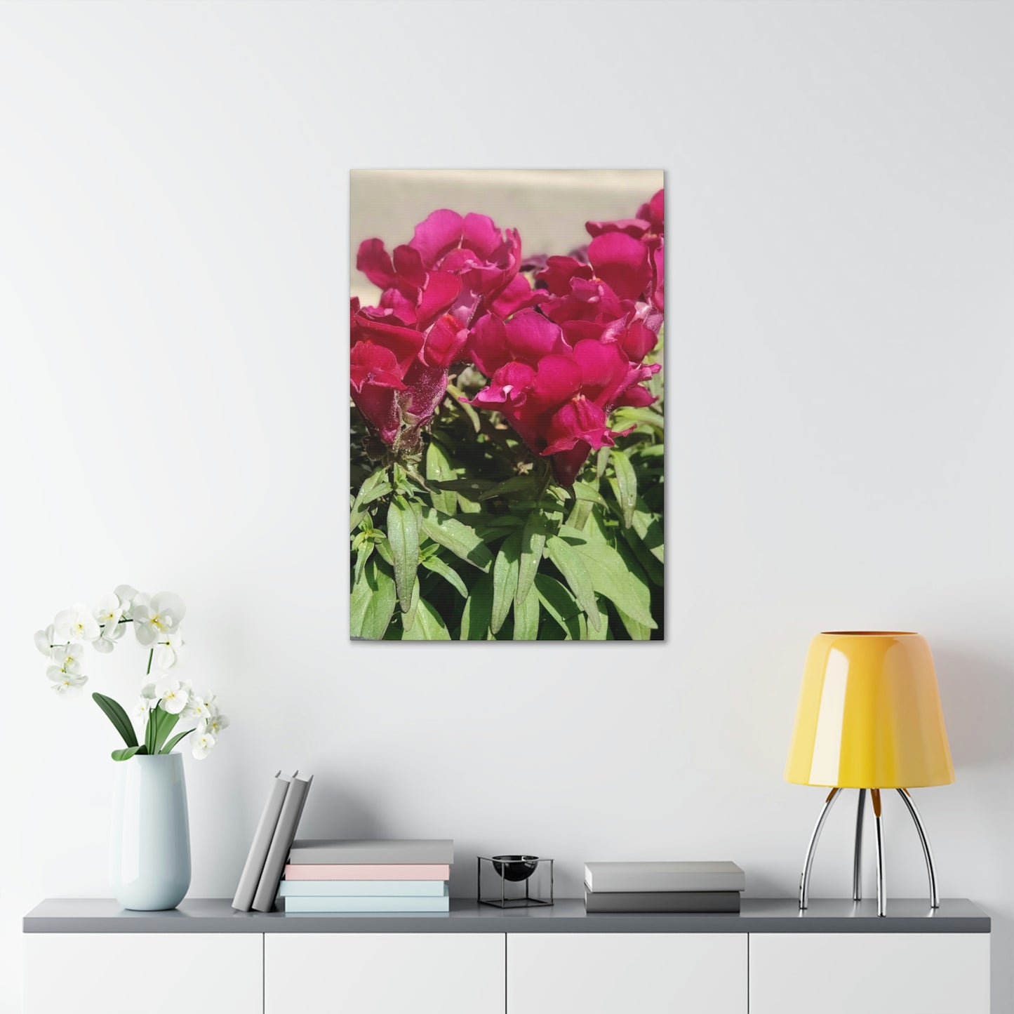 Magenta Snapdragon | Wall Art Canvas | High Bloom Collection | Life By Ortavia
