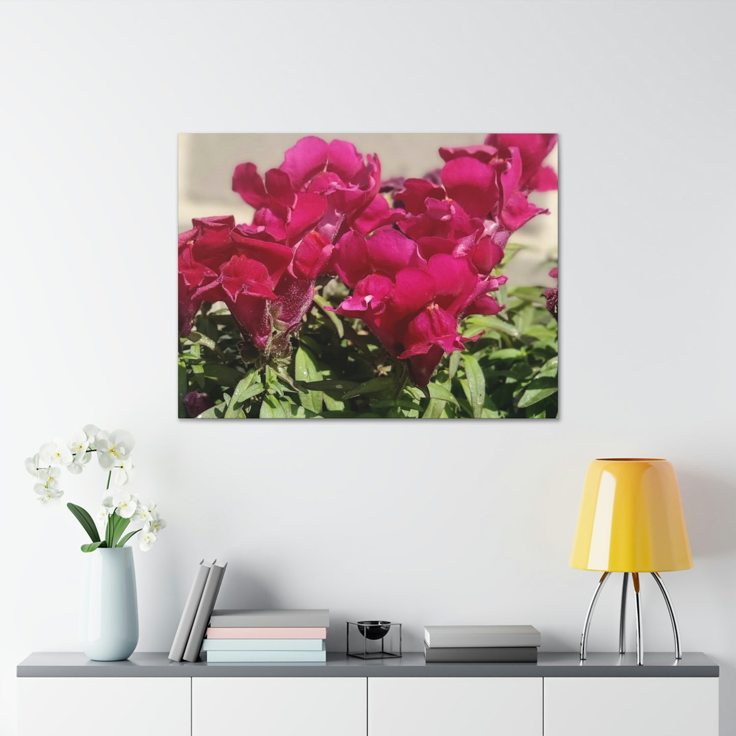 Magenta Snapdragon | Wall Art Canvas | High Bloom Collection | Life By Ortavia