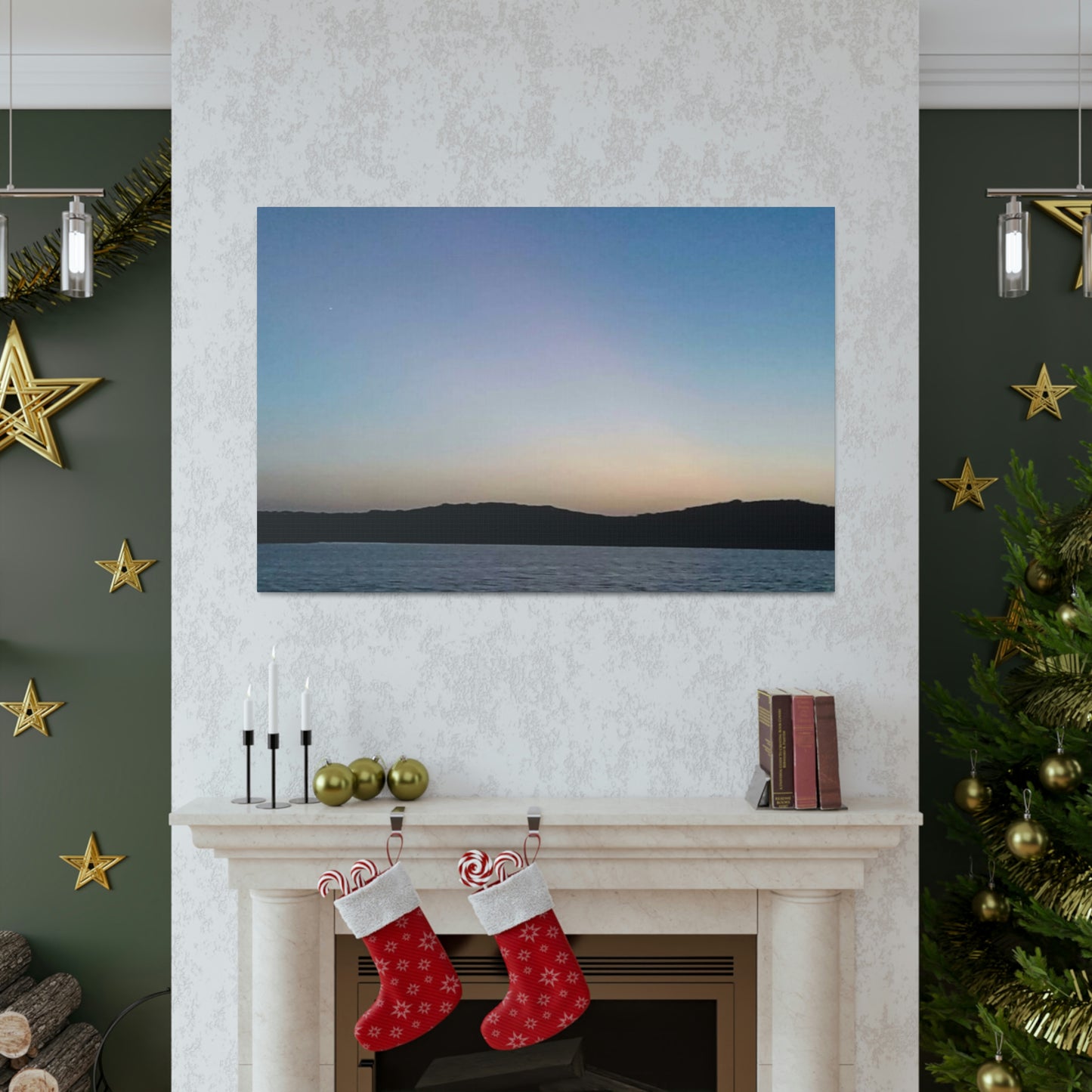 Art Prints & Wall Art, Canvas Gallery Wraps with Night At the Lake Signature Art Print