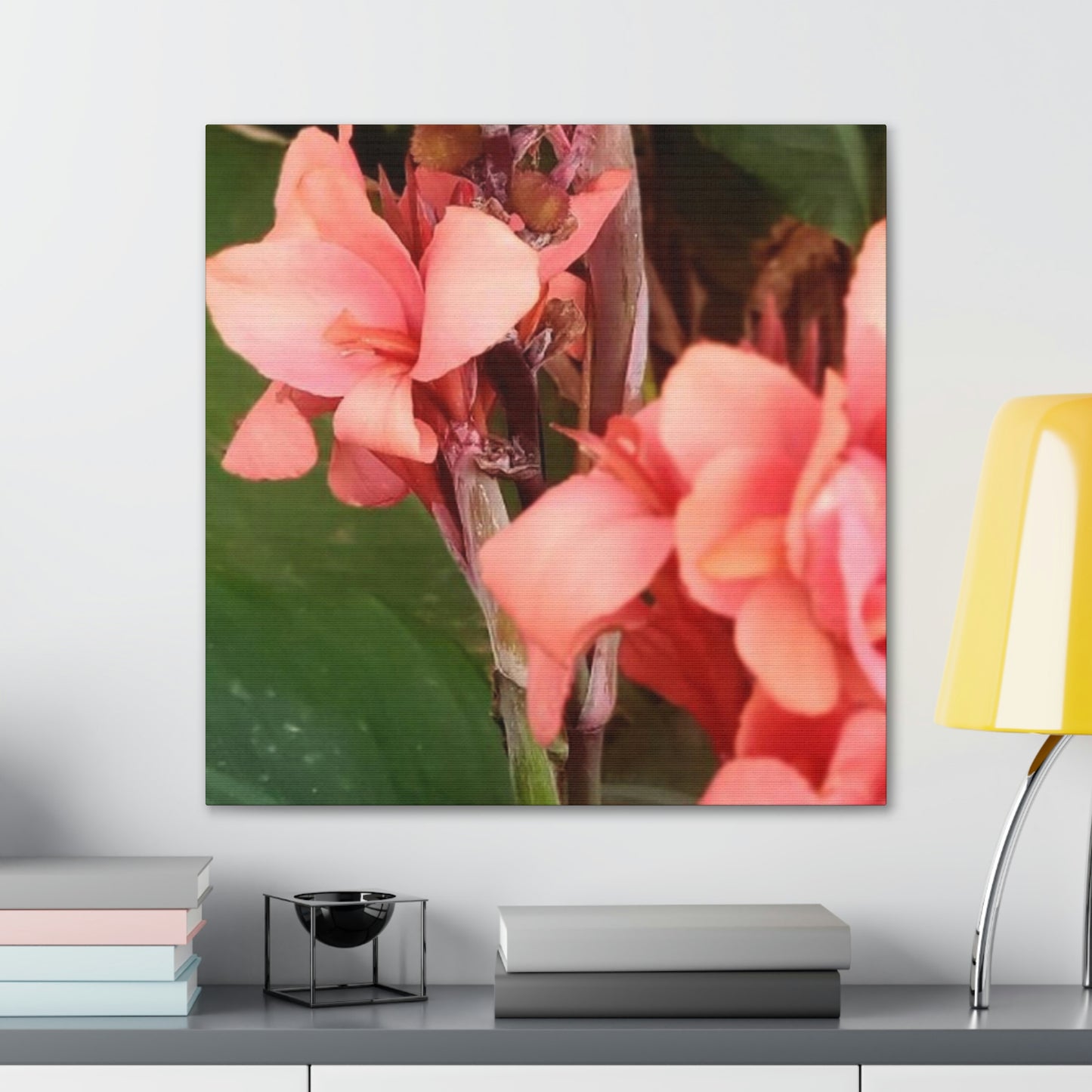Art Prints & Wall Art, Canvas Gallery with Pink Canna Flower
