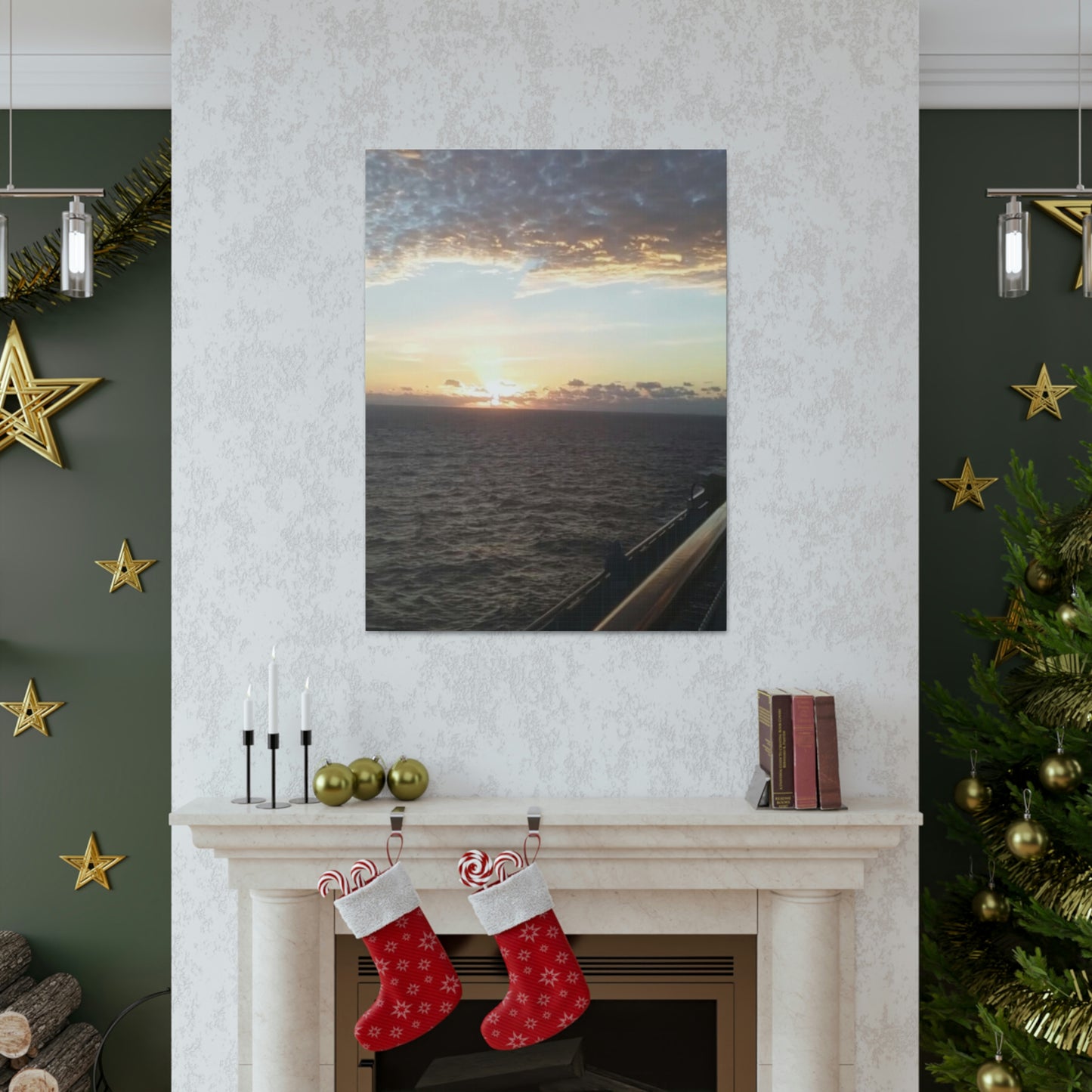 Sunrise In the Gulf of Mexico | Heavens Collection | Wall Art Print | Life By Ortavia