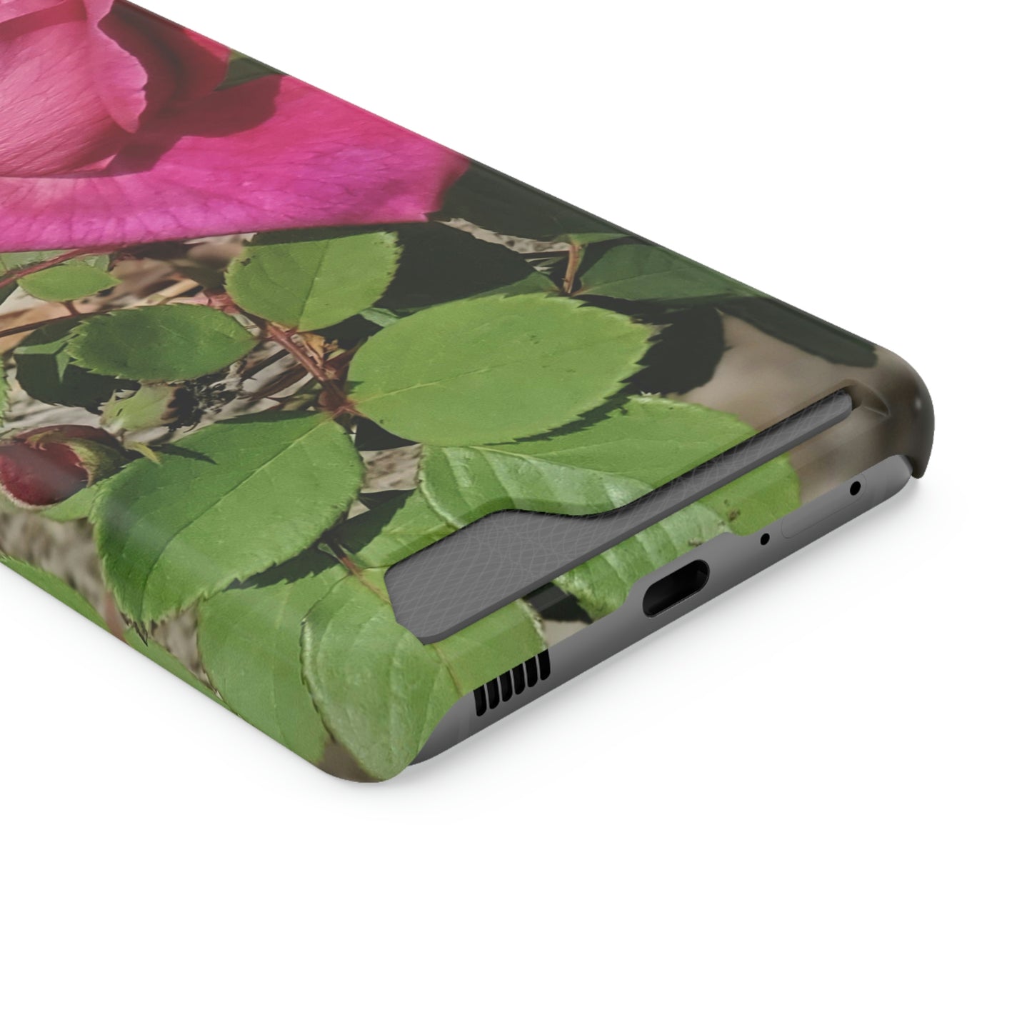 Dear Pink Rosa | Phone Case with Card Holder | High Bloom Collection | Life By Ortavia
