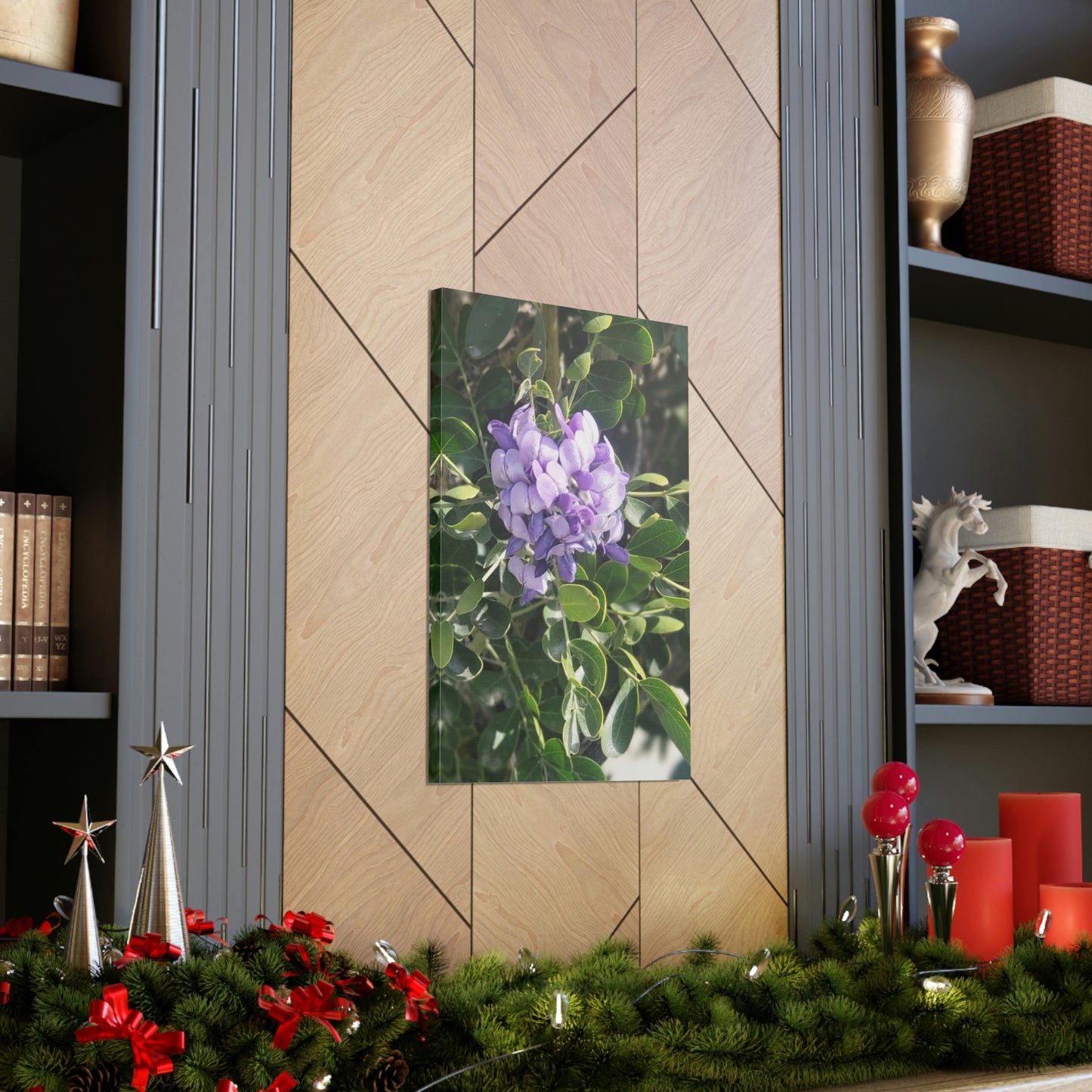 Purple Texas Mountain Laurel | Wall Art Canvas