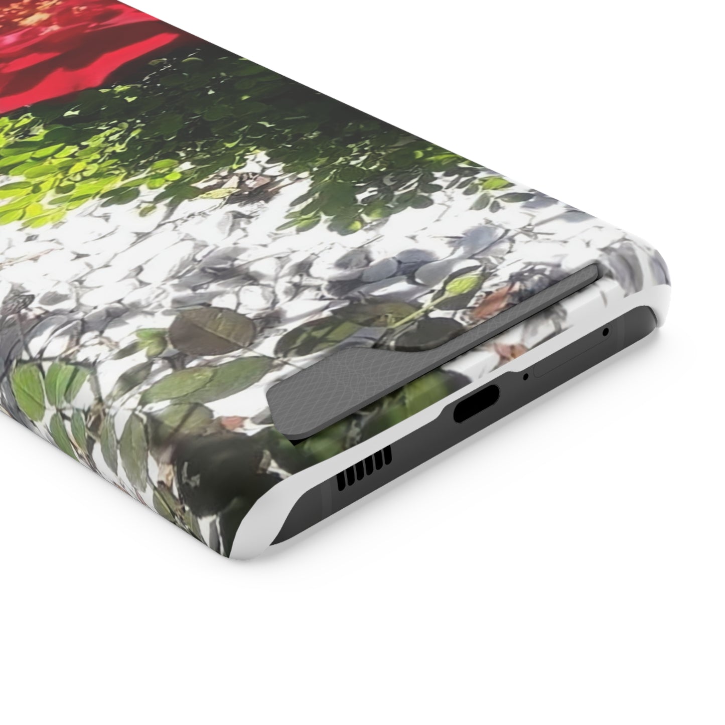 Europeana Red Rose | Phone Case with Card Holder | High Bloom Collection | Life By Ortavia