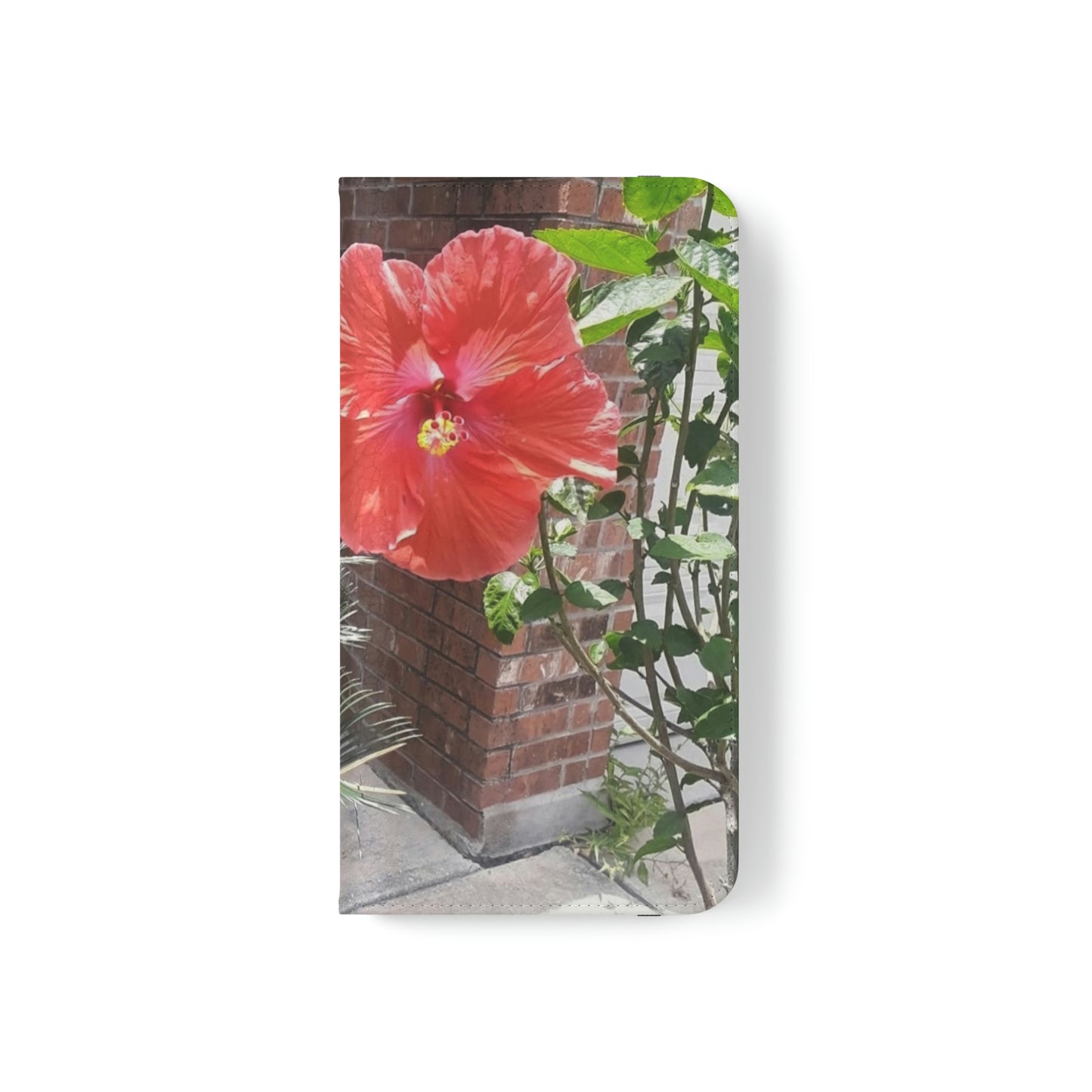 Peach Hibiscus | Folio Phone Case | High Bloom Collection | Life By Ortavia