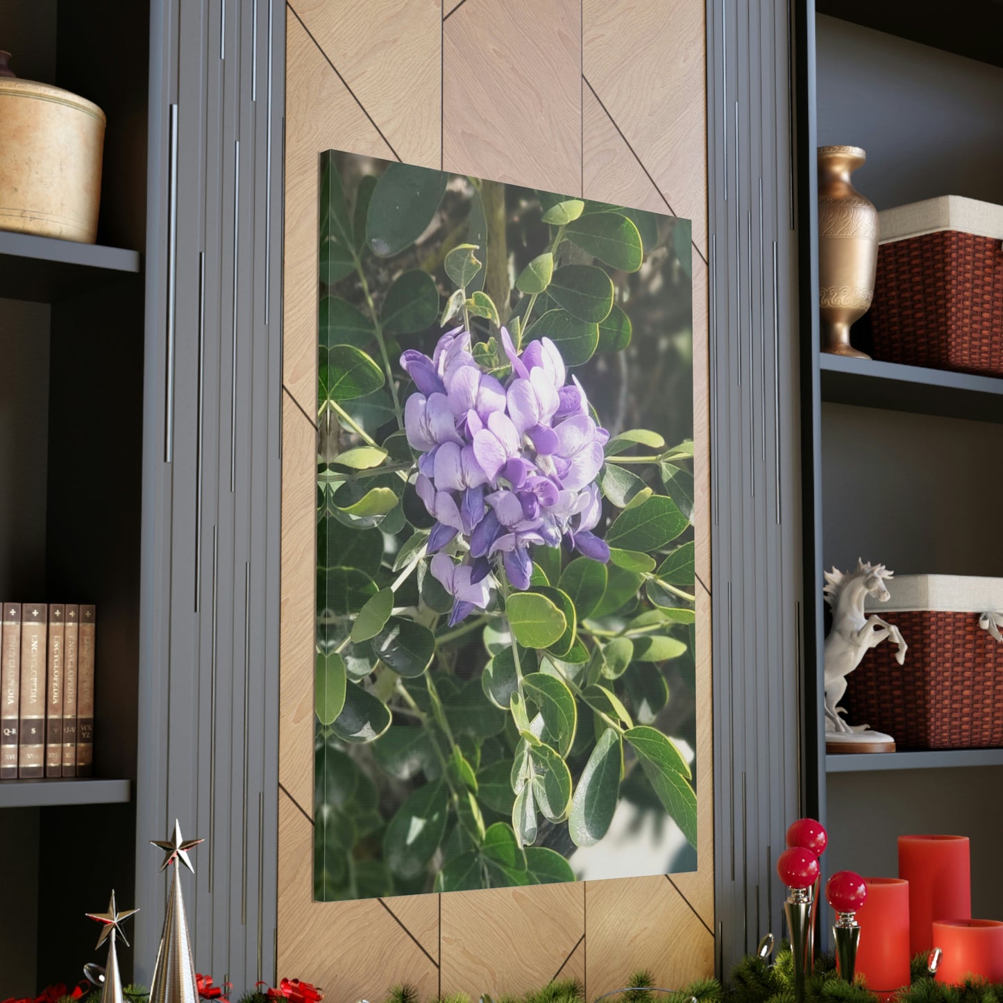 Purple Texas Mountain Laurel | Wall Art Canvas